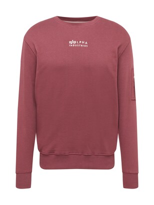 alpha industries Sweatshirt Bloedrood / Wit