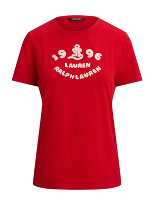 Lauren Ralph Lauren Camiseta  rojo / blanco