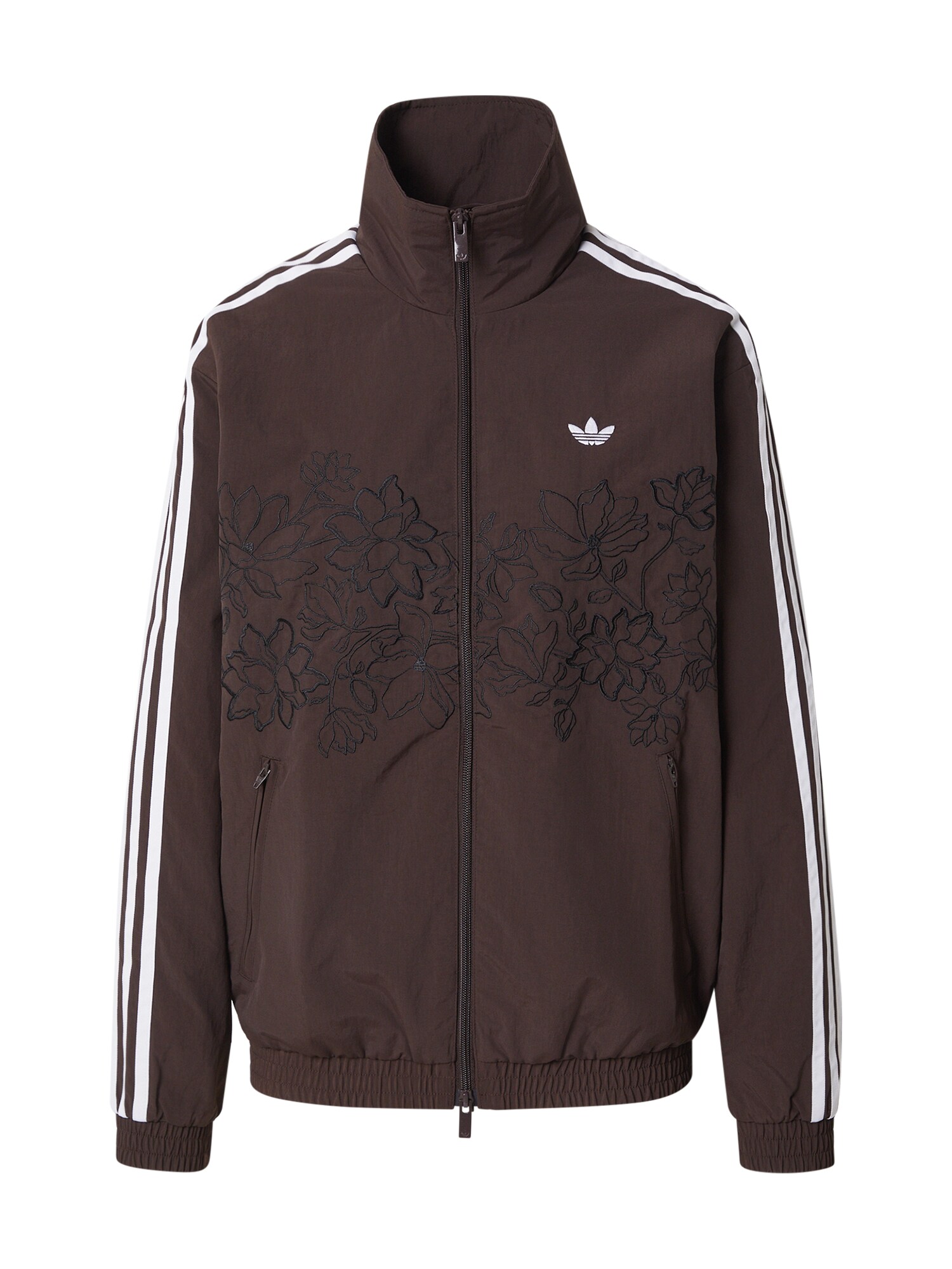 ADIDAS ORIGINALS Prechodná bunda 'FB'  čokoládová / čierna / biela