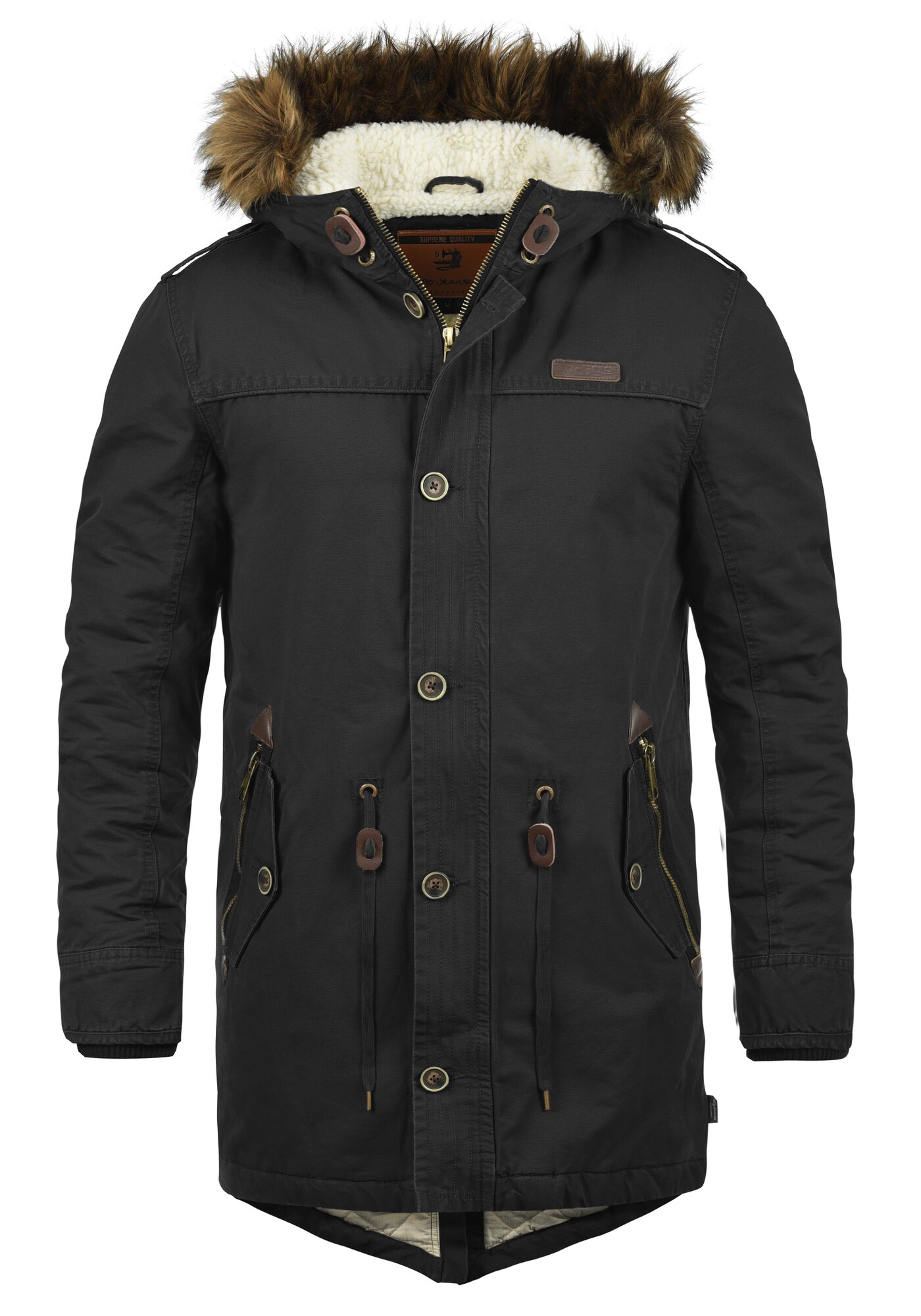 INDICODE JEANS Parka invernale 'IDPulsoor'  nero