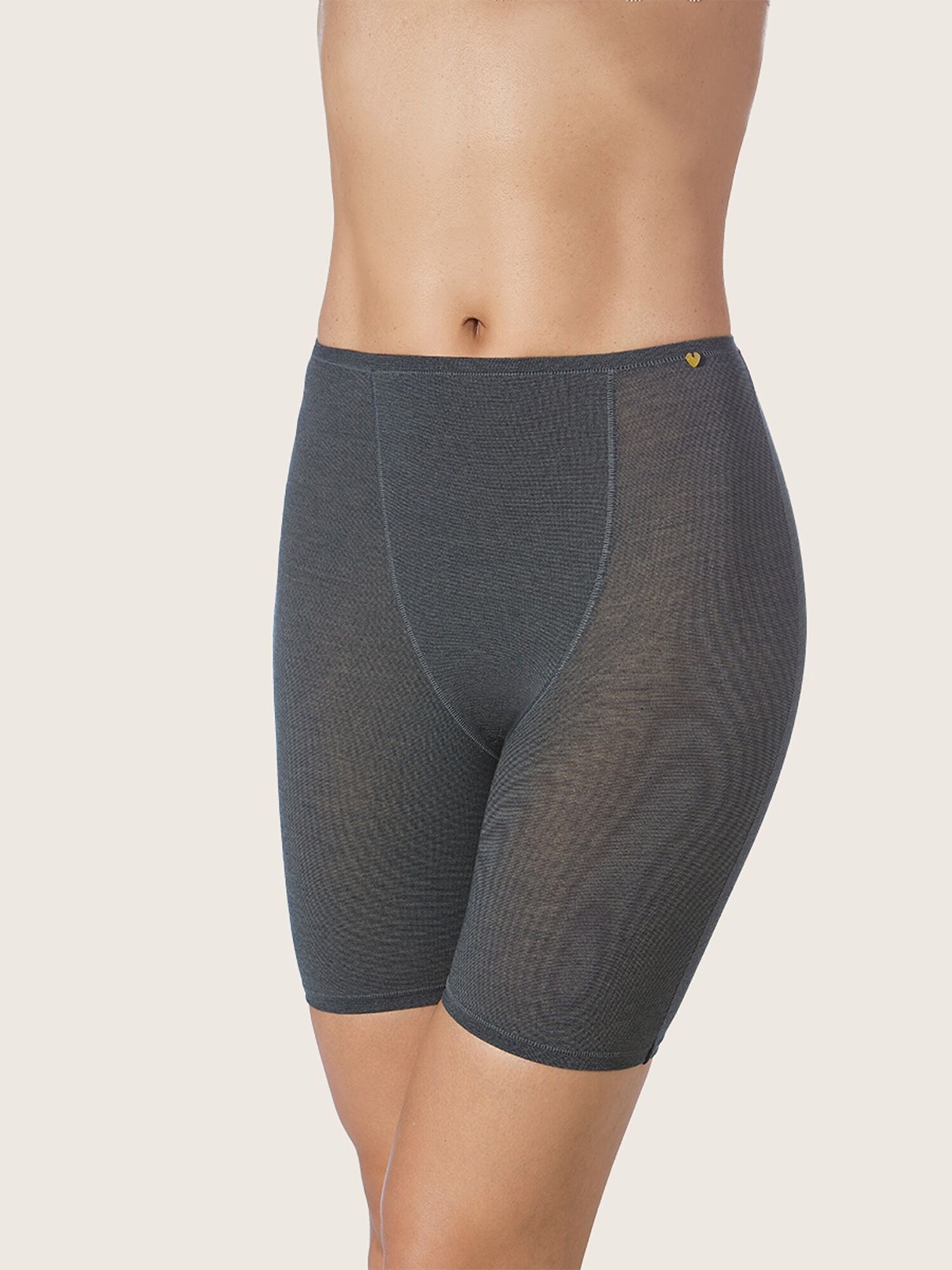 zd ZERO DEFECTS Panti 'Galatea Soy fiber'  gris oscuro