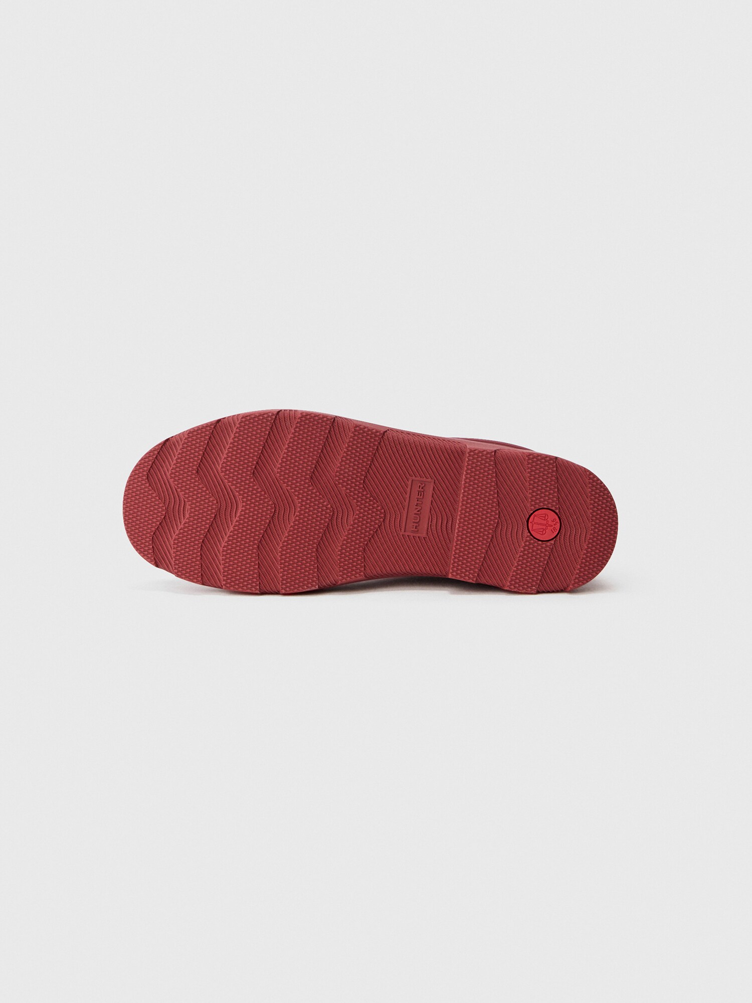 HUNTER Botas de lluvia  rojo oscuro / blanco – imagen 4