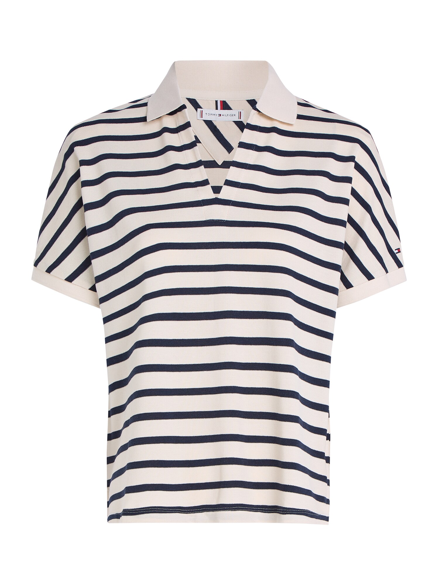 TOMMY HILFIGER Póló  sötétkék / fehér akciós termékkép 1