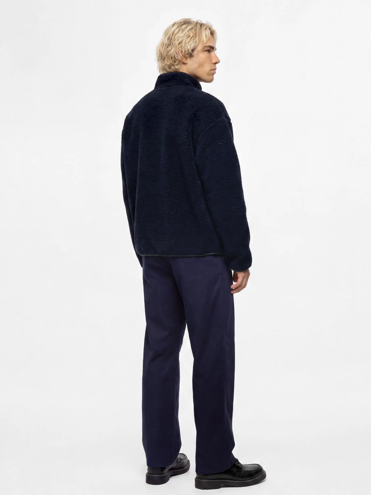KARL LAGERFELD JEANS Pantalón plisado  azul oscuro – imagen 3