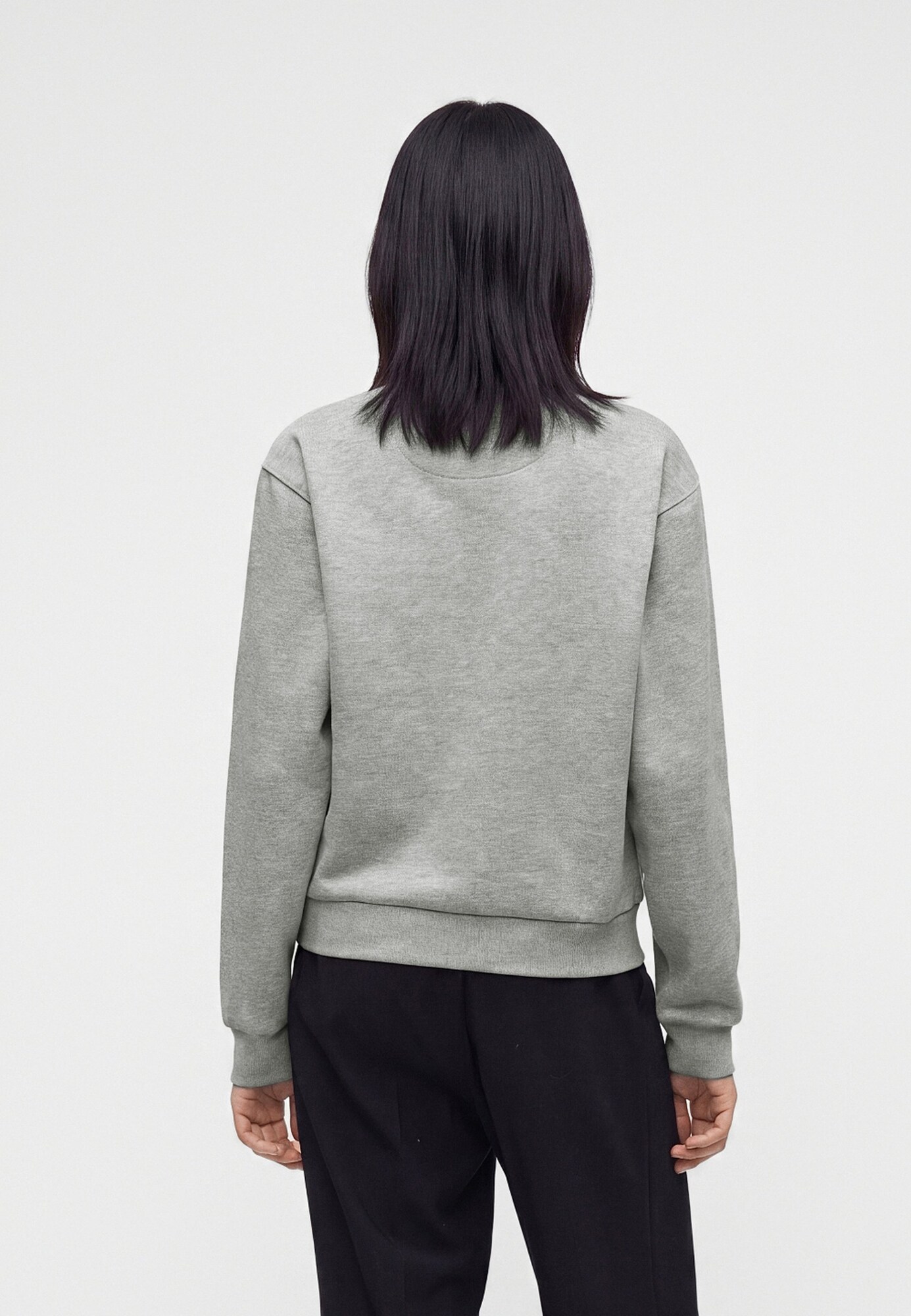 GUESS Sudadera gris claro / negro / plata – imagen 3