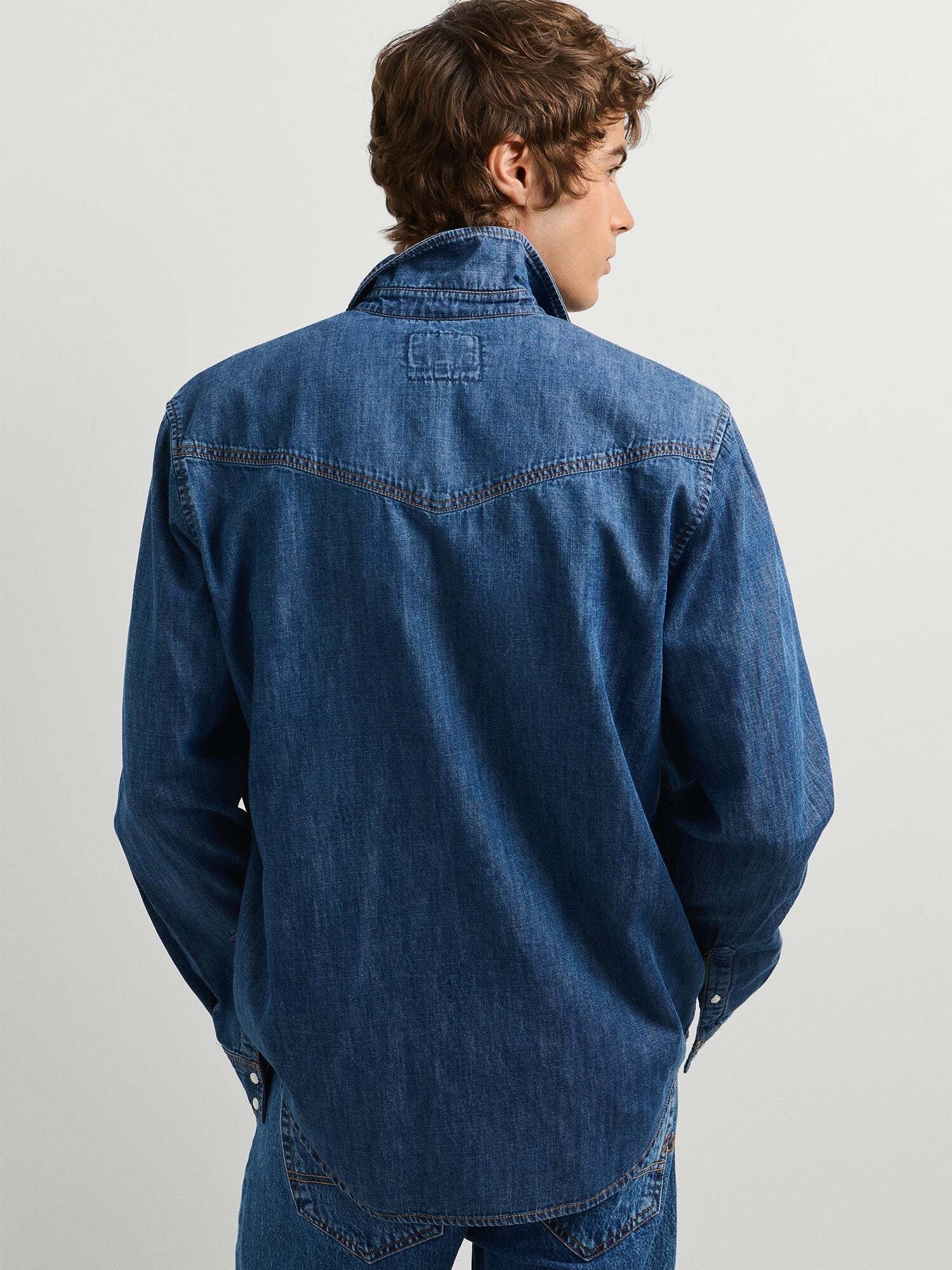 Pepe Jeans Camisa 'Hammond' marino – imagen 3