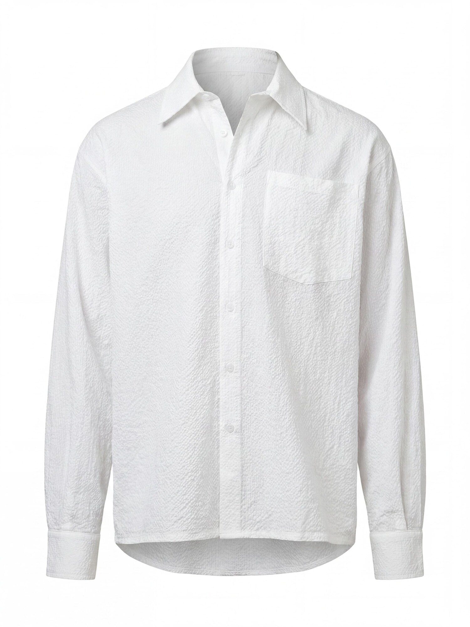 ARMIE Košulja 'The Jens Struckture Loose Shirt' bijela