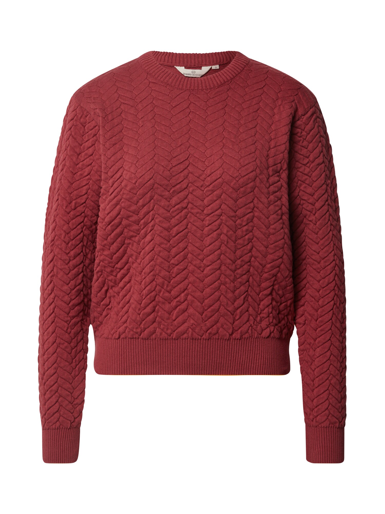 basic apparel Megztinis 'Tilde'  pastelinė raudona