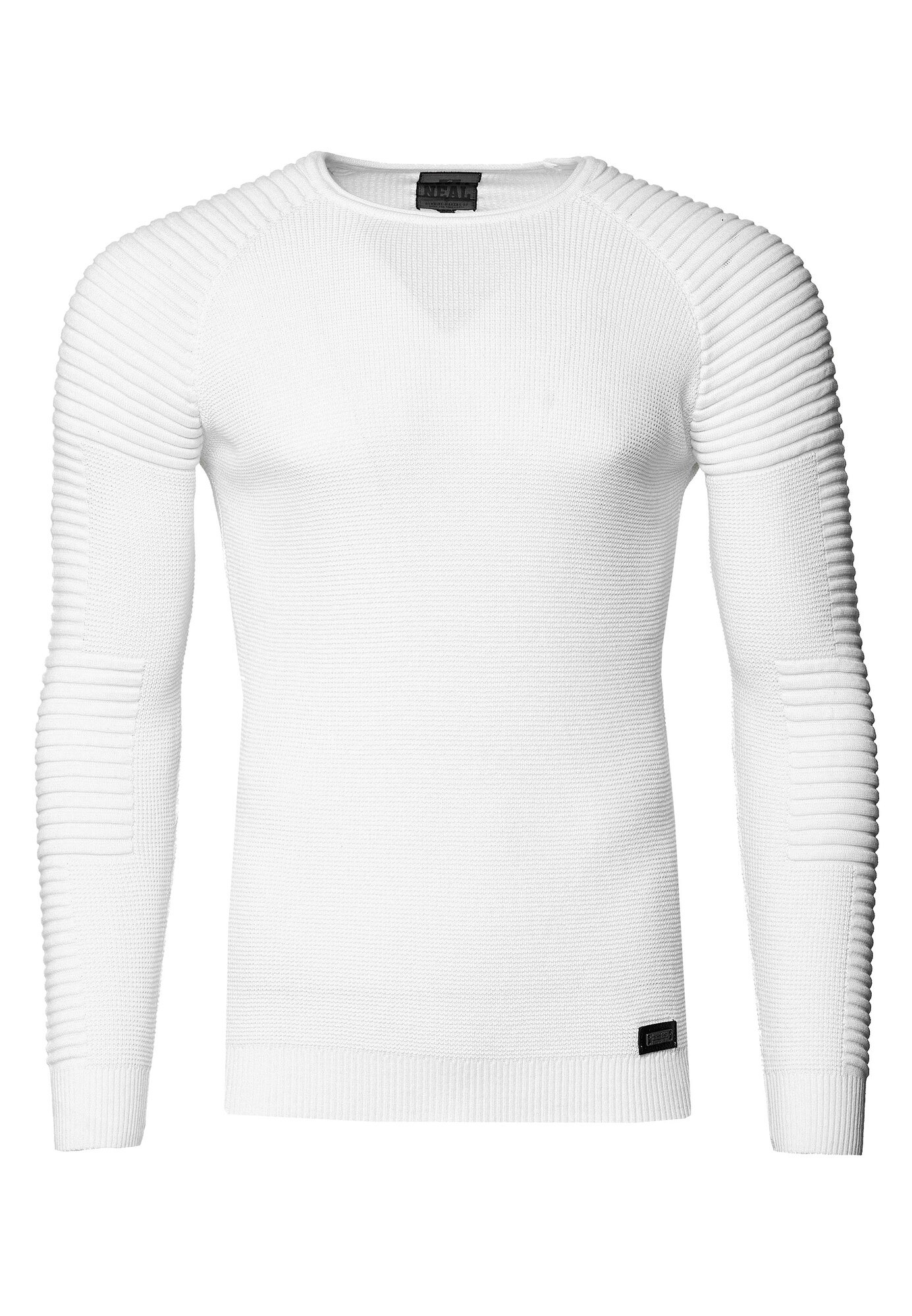 Thumbnail - Figurbetonter Feinstrick Pullover