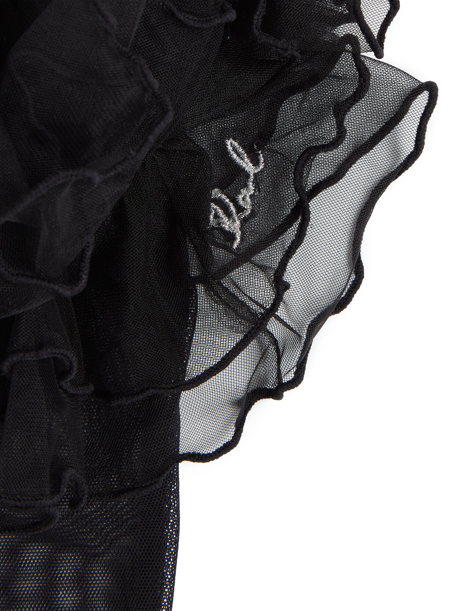 Thumbnail - Karl Lagerfeld Fingerhandschuhe SIGNATURE LONG RUFFLED