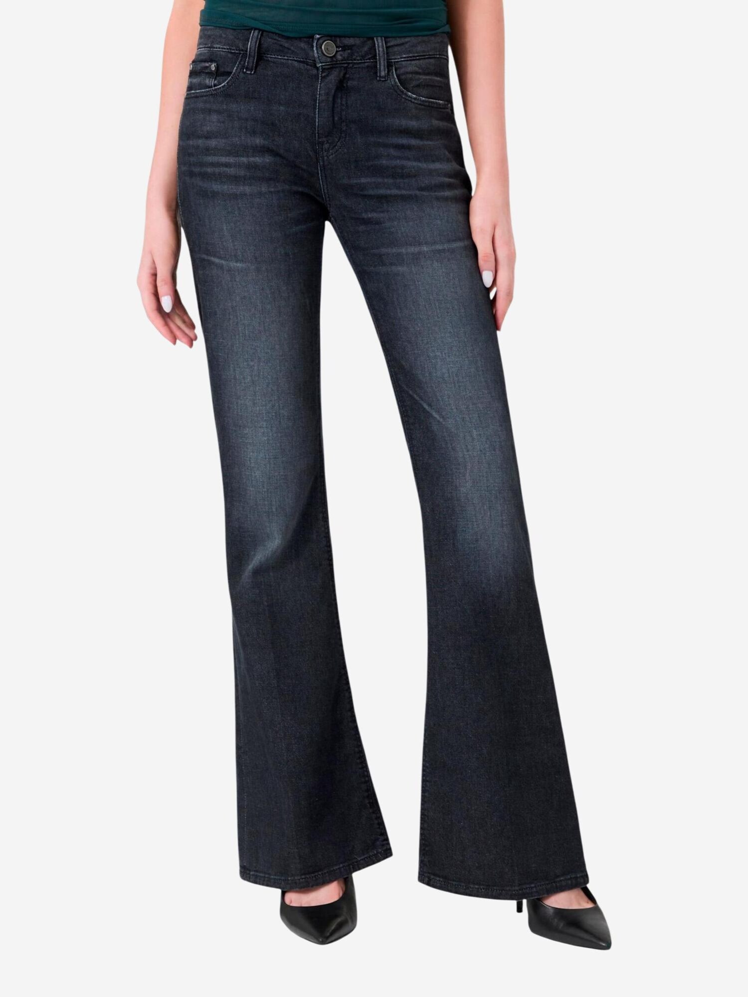 GUESS Vaquero 'BEVERLY LOW RISE W6BAJ7 D2088' negro – imagen 1