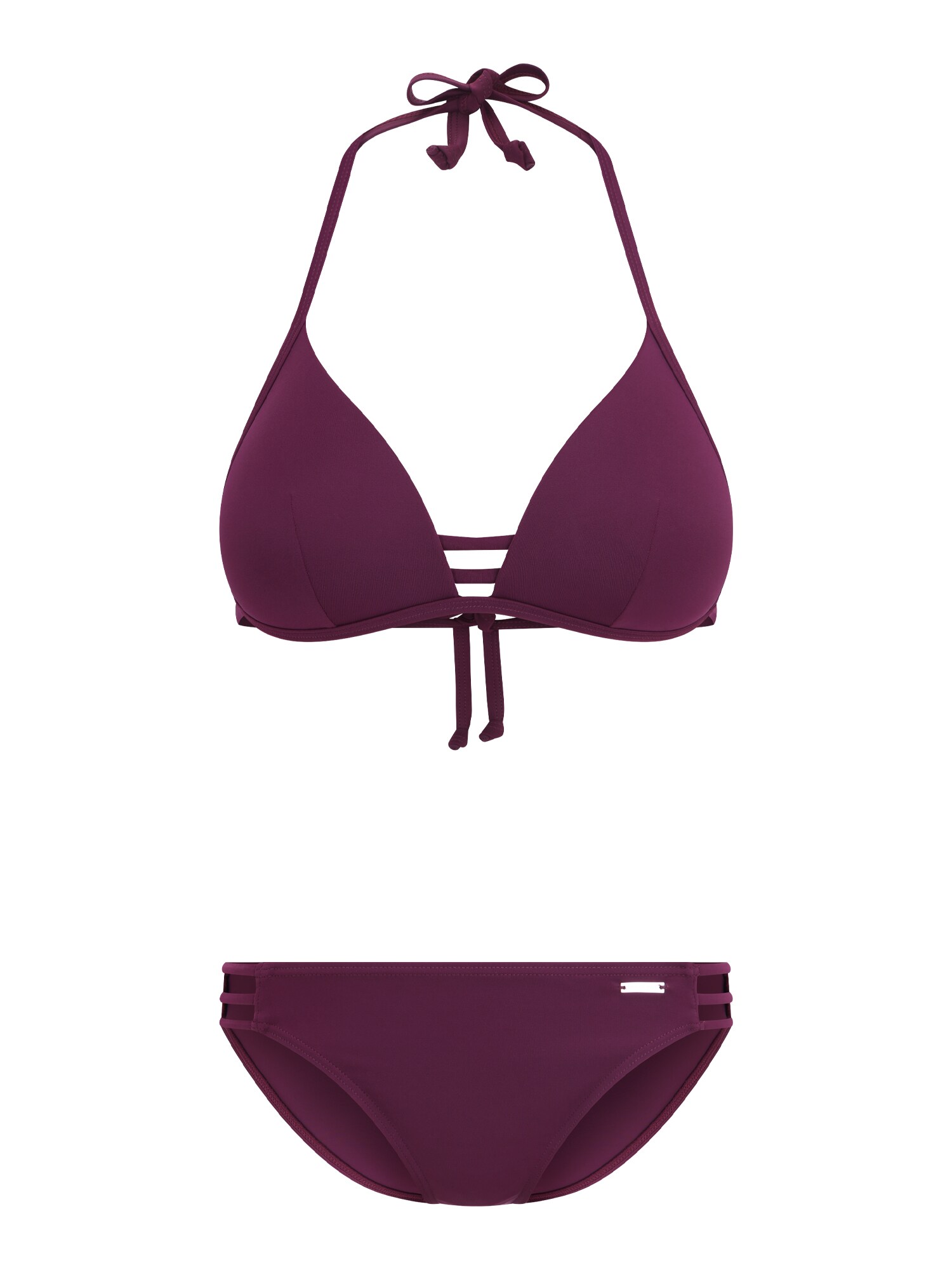 BRUNO BANANI Bikiny  bordová