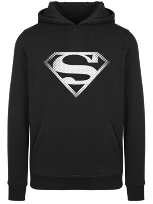 F4NT4STIC Sweatshirt ‘DC Comics Superman Spot’ Zwart / Wit