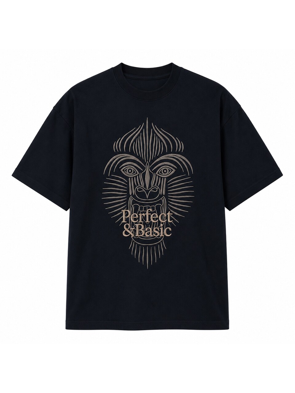 Trikå 'Oversize Tee Unisex “Mandrillus sphinx”'