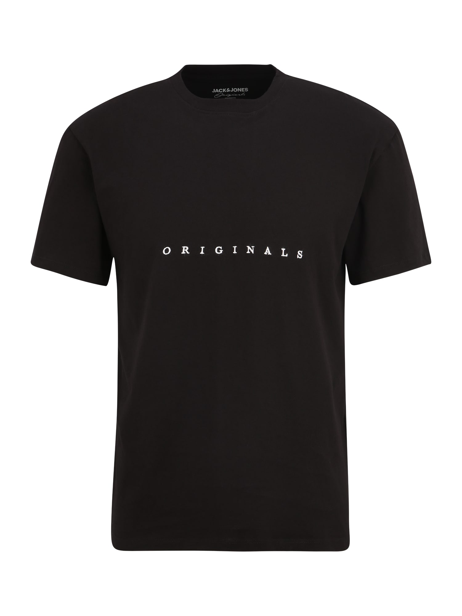 JACK & JONES Tričko 'JORCopenhagen' čierna / biela