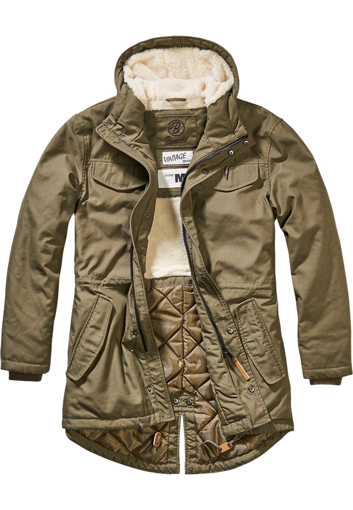 Brandit Prechodná parka 'Marsh Lake'  kaki