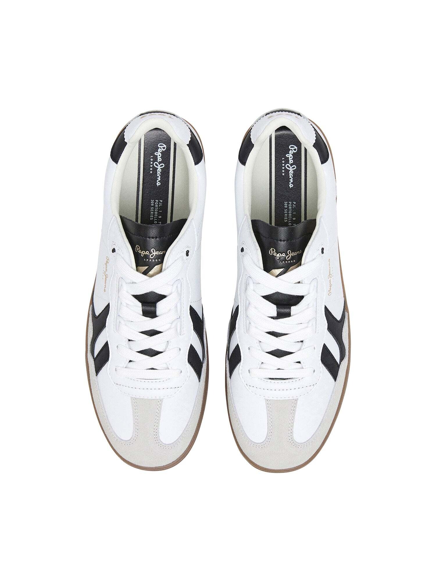 Pepe Jeans Zapatillas deportivas bajas 'Ball Class'  taupe / negro / blanco