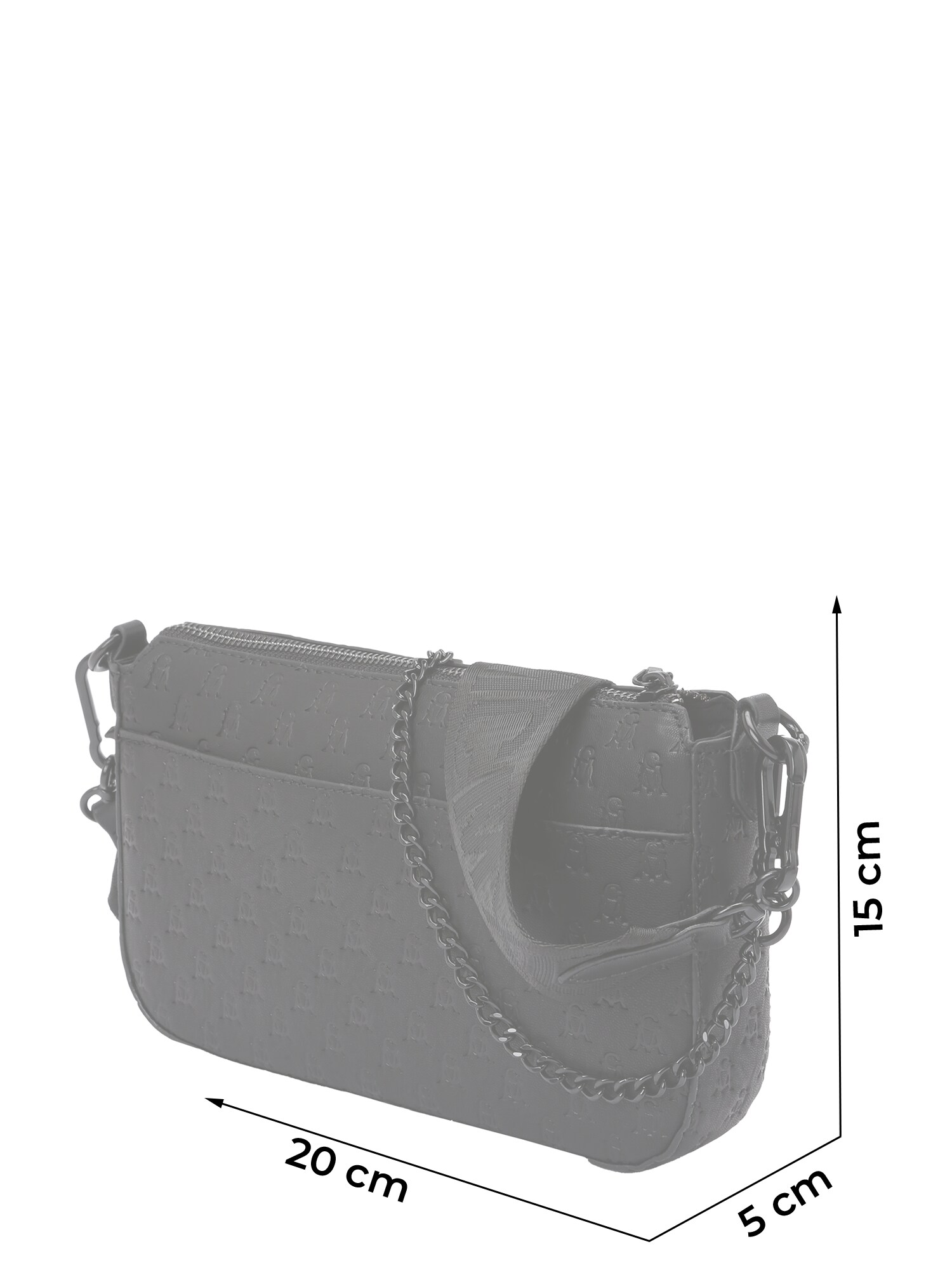 STEVE MADDEN Válltáska 'Bnaim-X'  fekete termék 2. képe