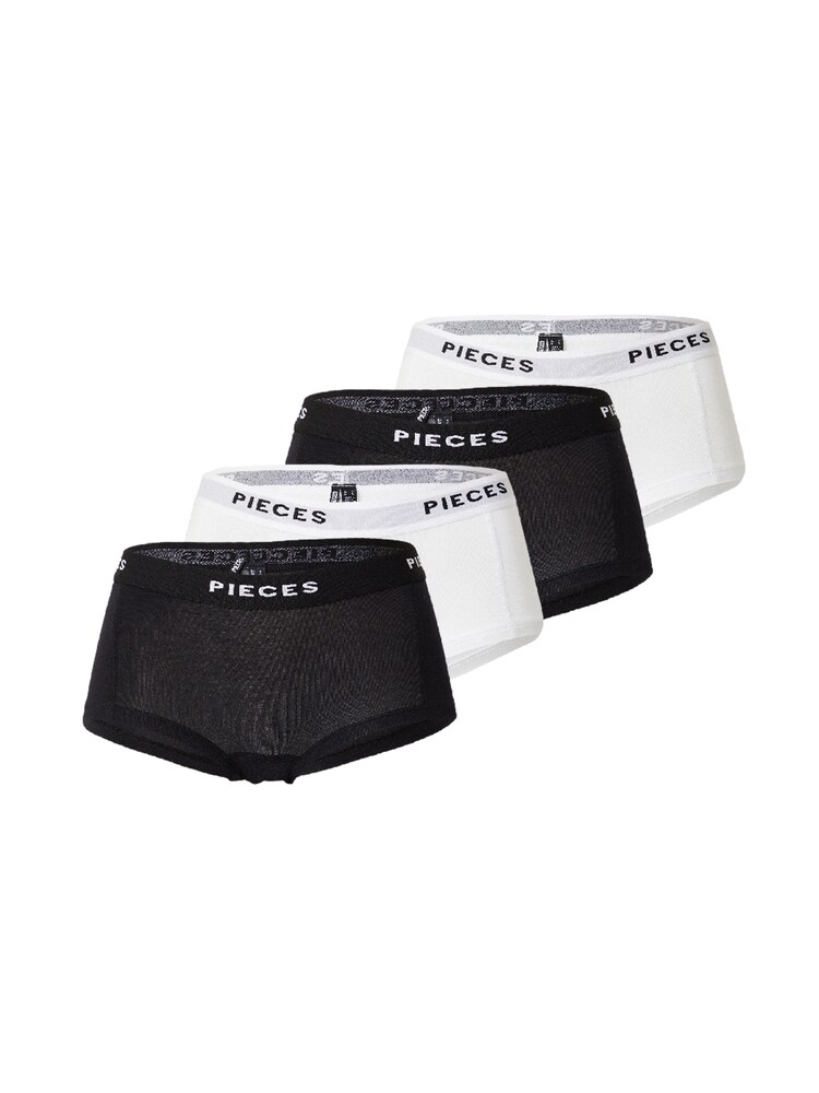 PIECES Panty Damen Größe S schwarz / weiß
