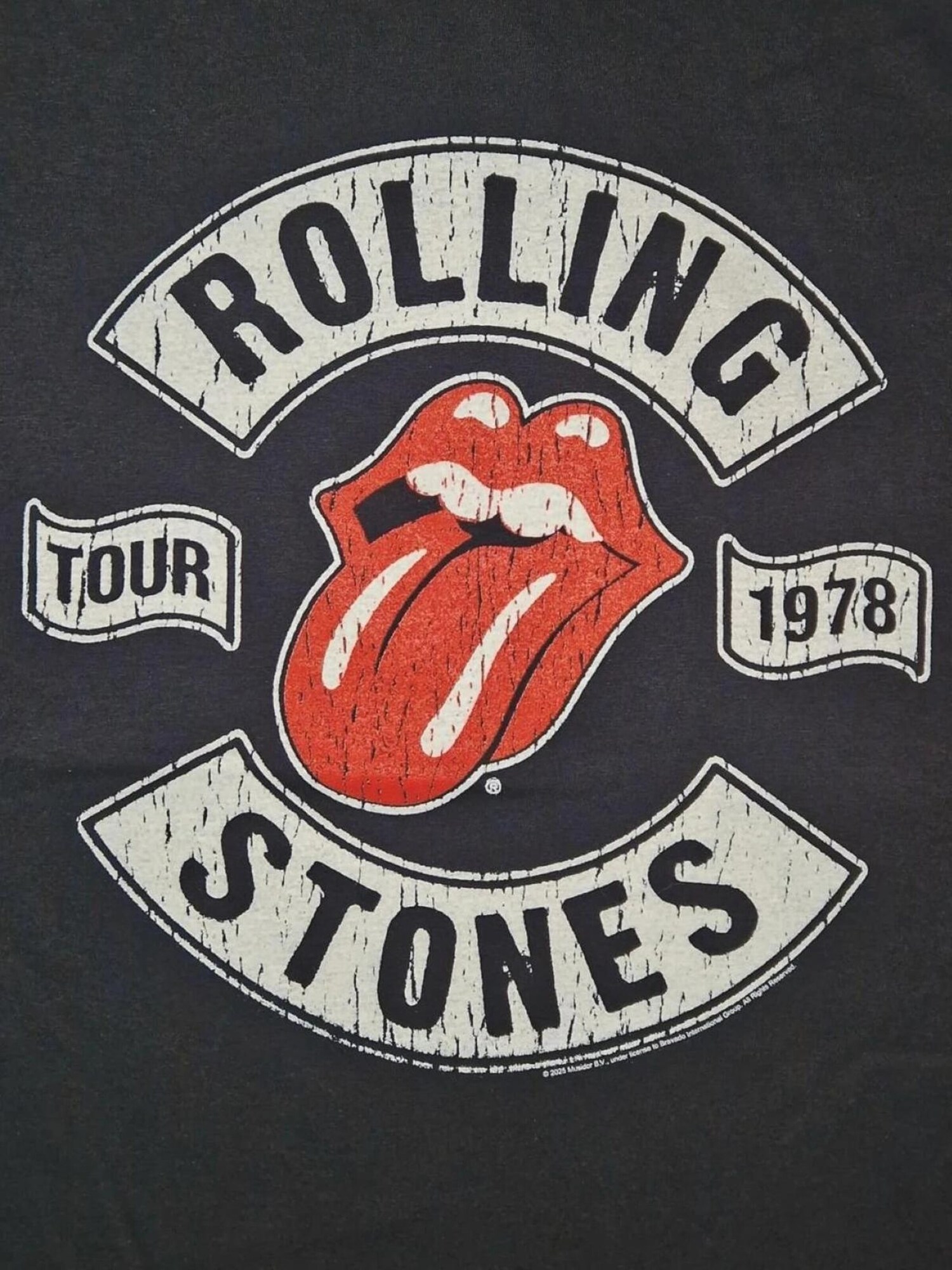 THE ROLLING STONES Camiseta 'Rolling Stones Tour 1978 T-Shirt' negro – imagen 3
