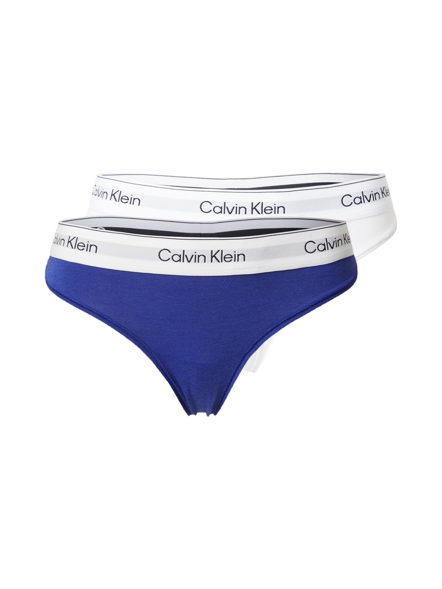 Calvin Klein Underwear Tanga  albastru închis / gri deschis / negru / alb