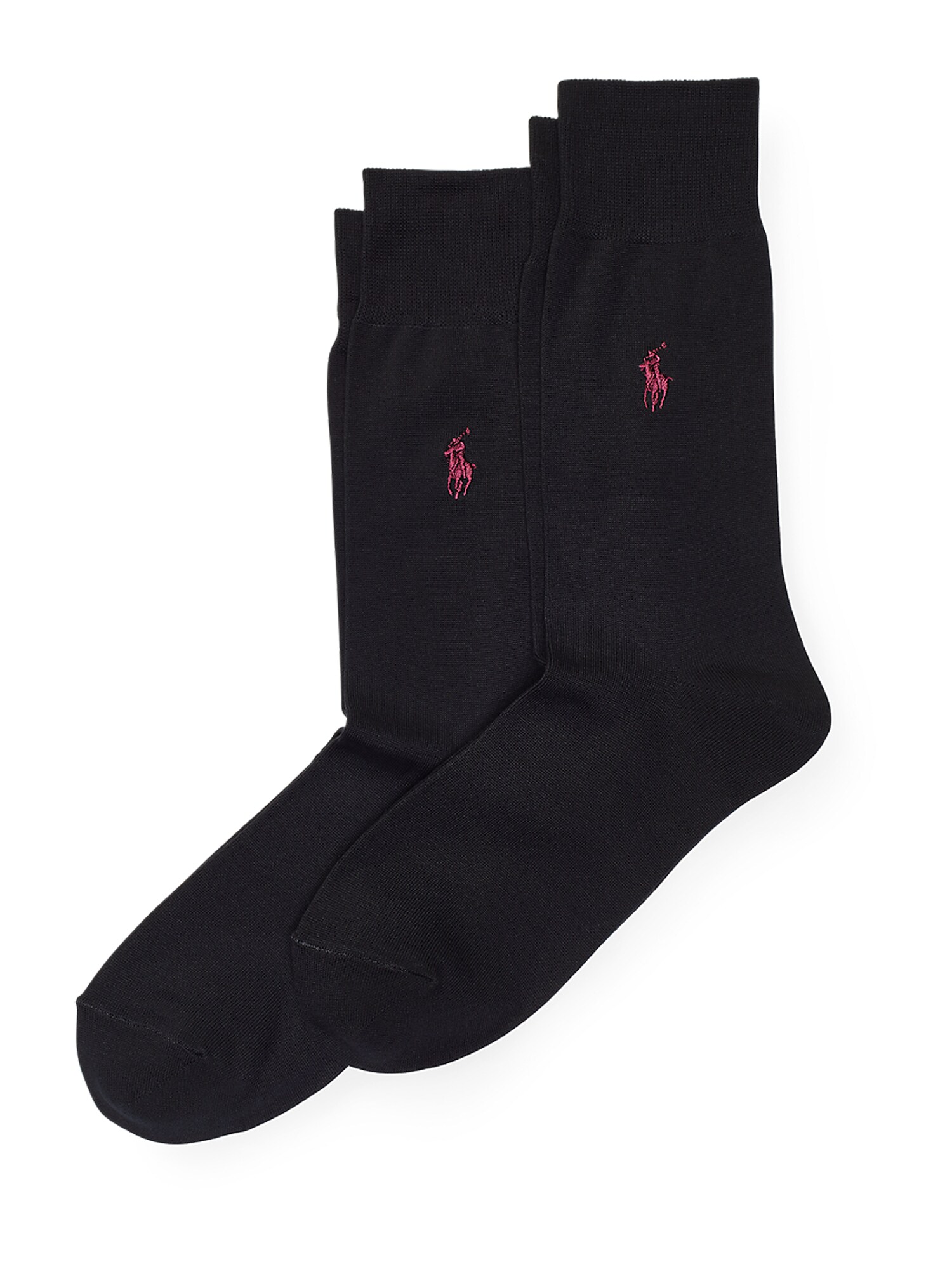 Polo Ralph Lauren Ponožky 'SIZED FLAT-CREW-2 PACK'  čierna