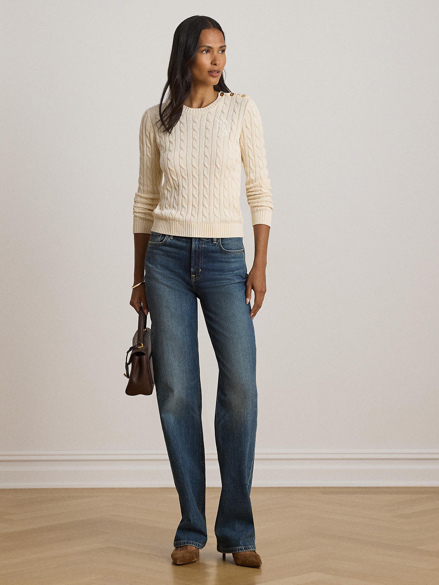 Lauren Ralph Lauren Jersey crema – imagen 8