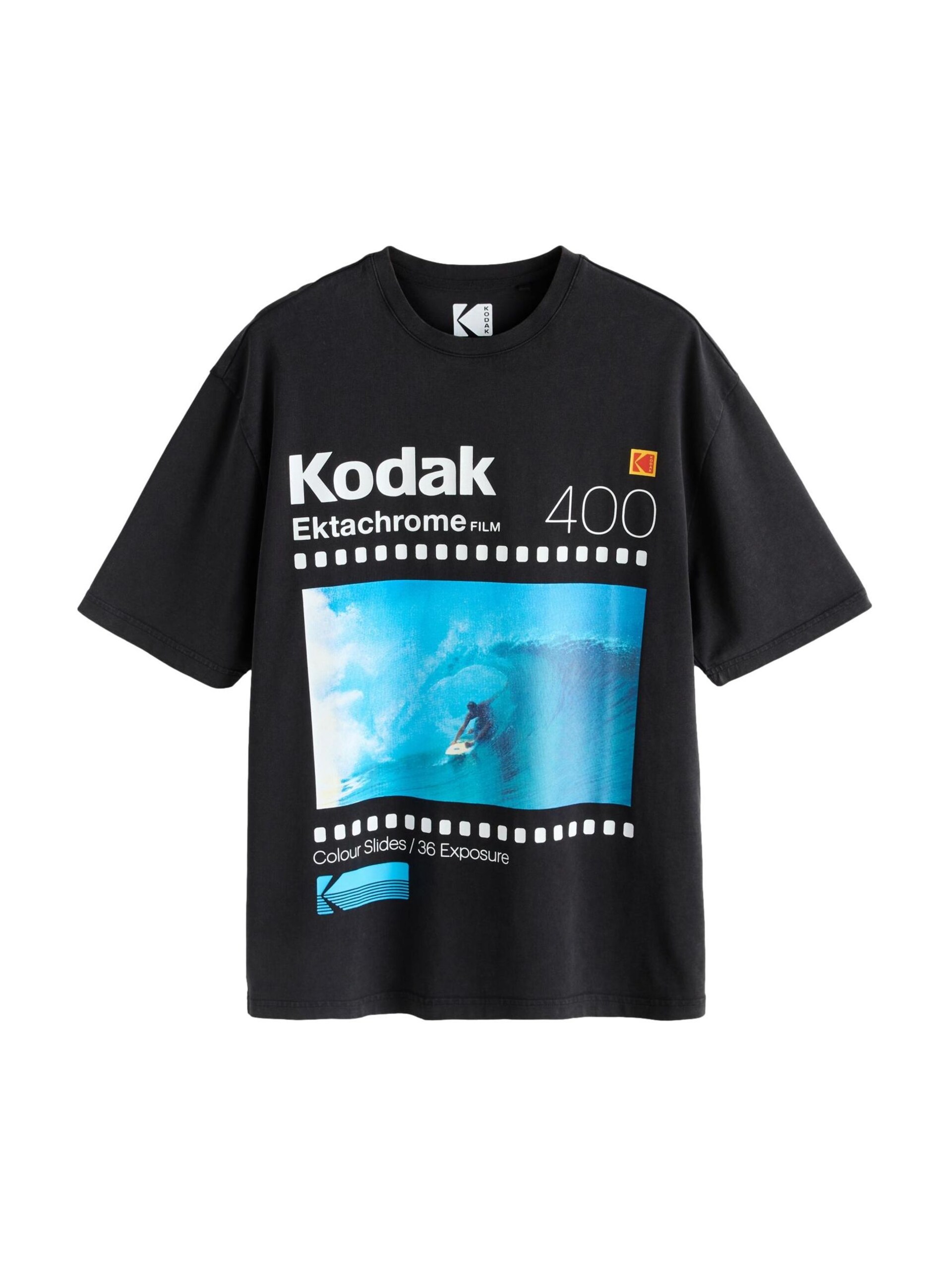 Next T-shirt blå / svart herr