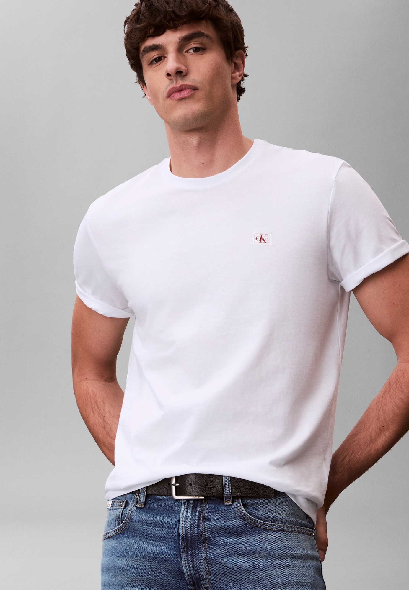 Calvin Klein Jeans Camiseta azul / blanco – imagen 3