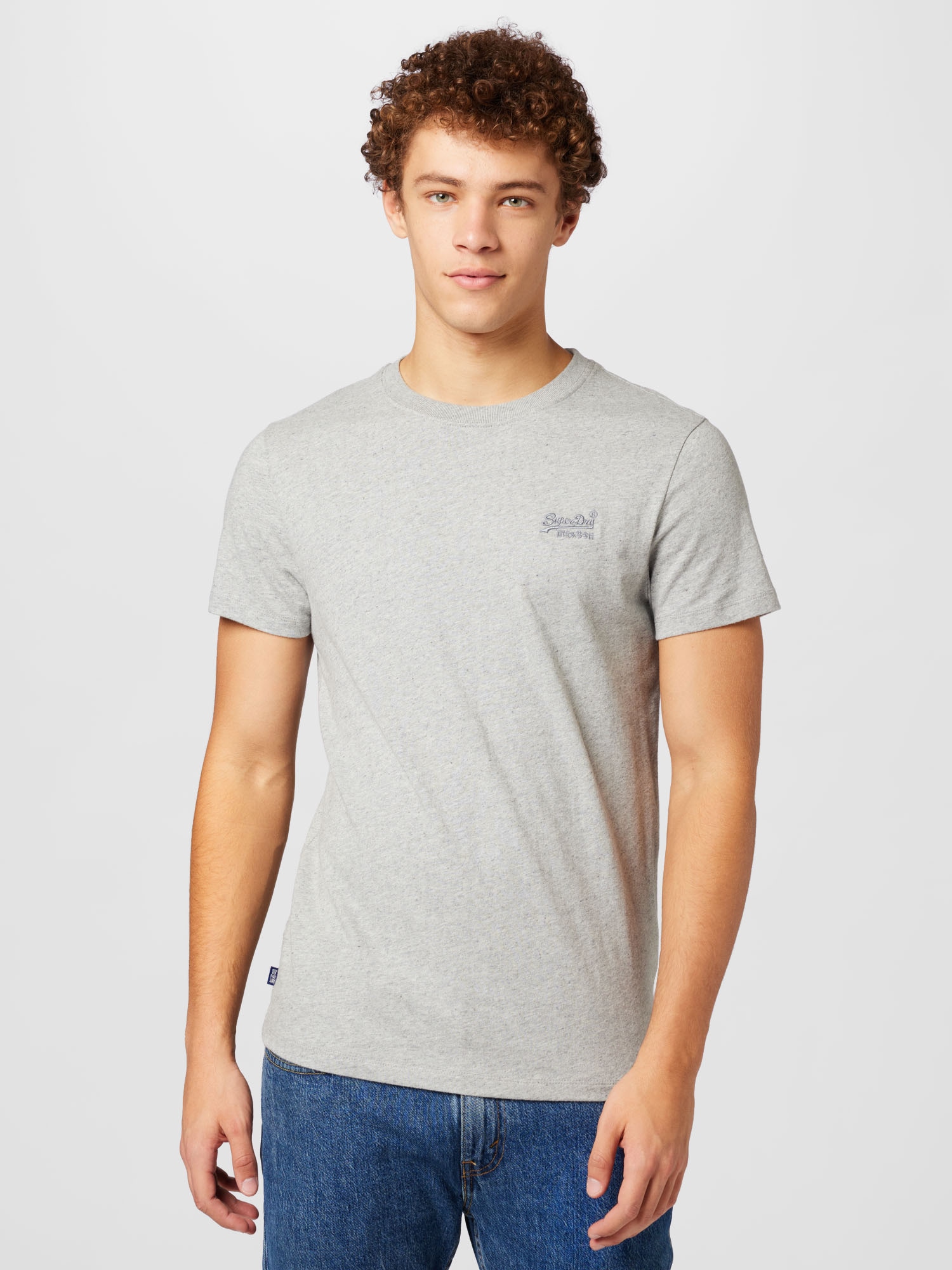 Superdry Póló 'Vintage'  szürke / szürke melír termék 2. képe