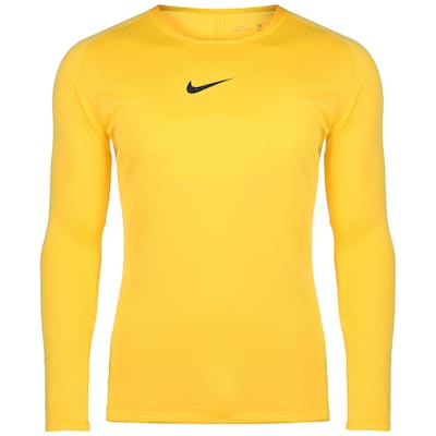 NIKE Camiseta térmica 'Park First'  amarillo / negro