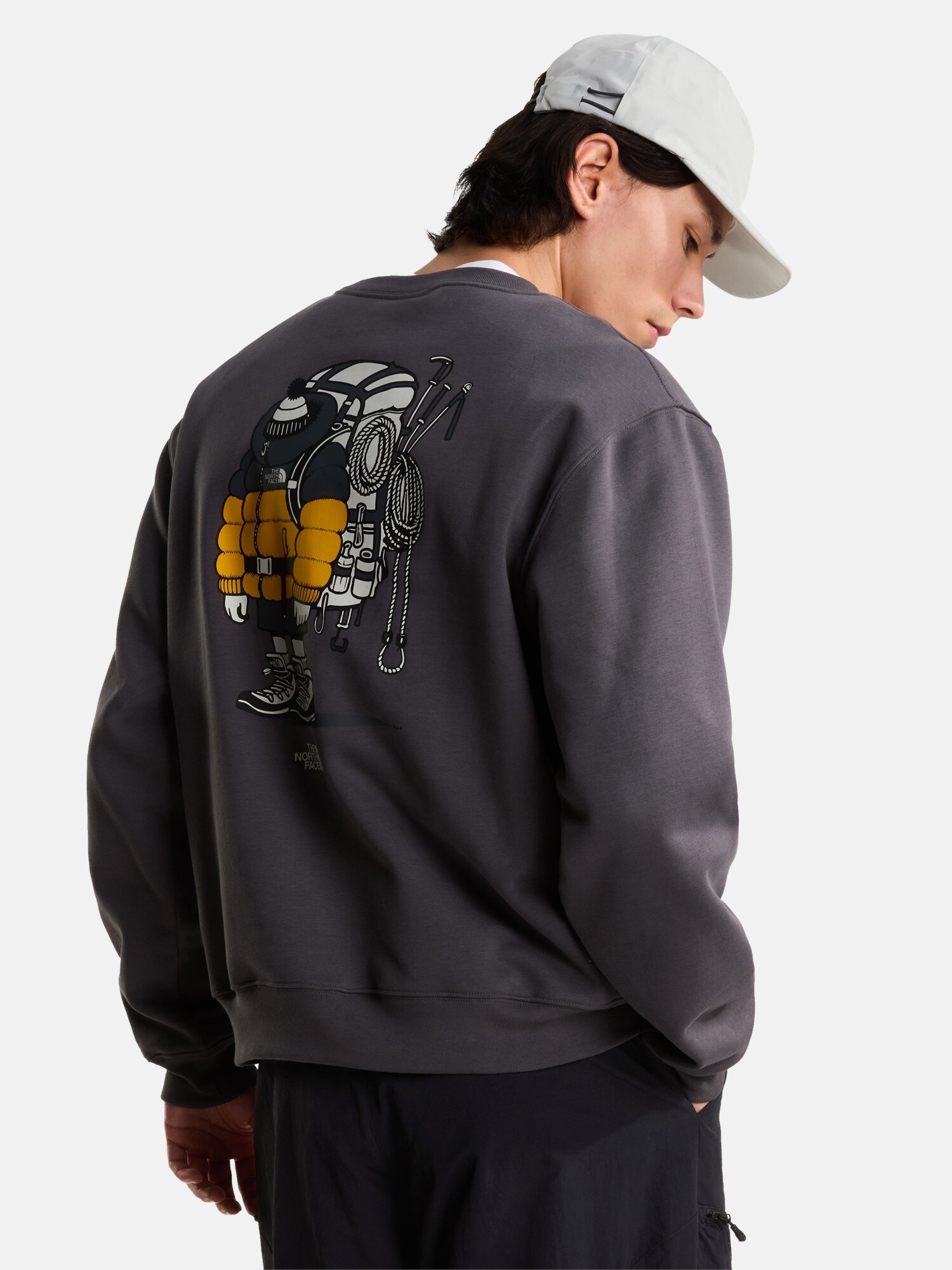 THE NORTH FACE Sudadera 'Gear Up Get Out'  curry / antracita / negro / blanco – imagen 3