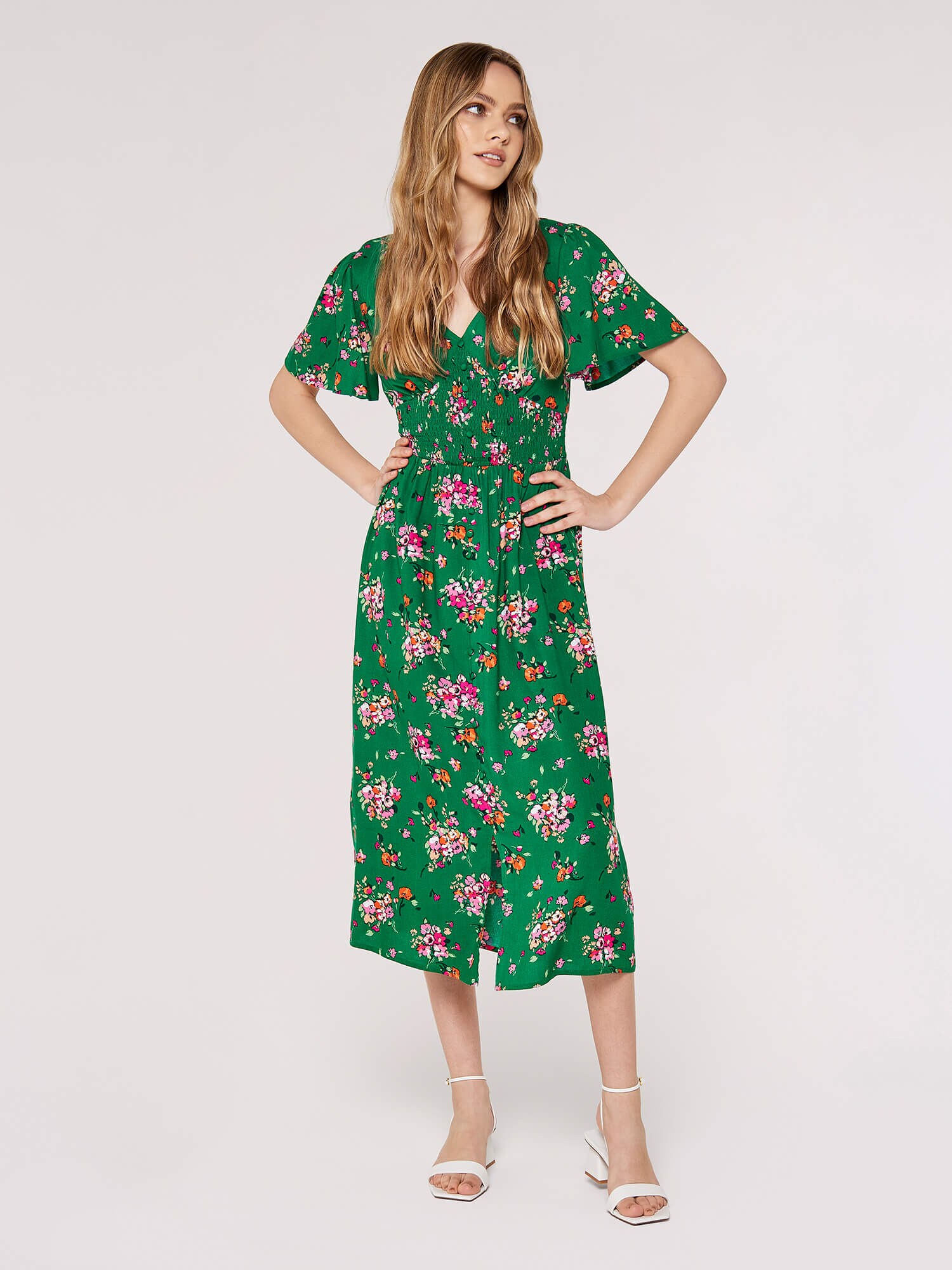 Thumbnail - Apricot Sommerkleid