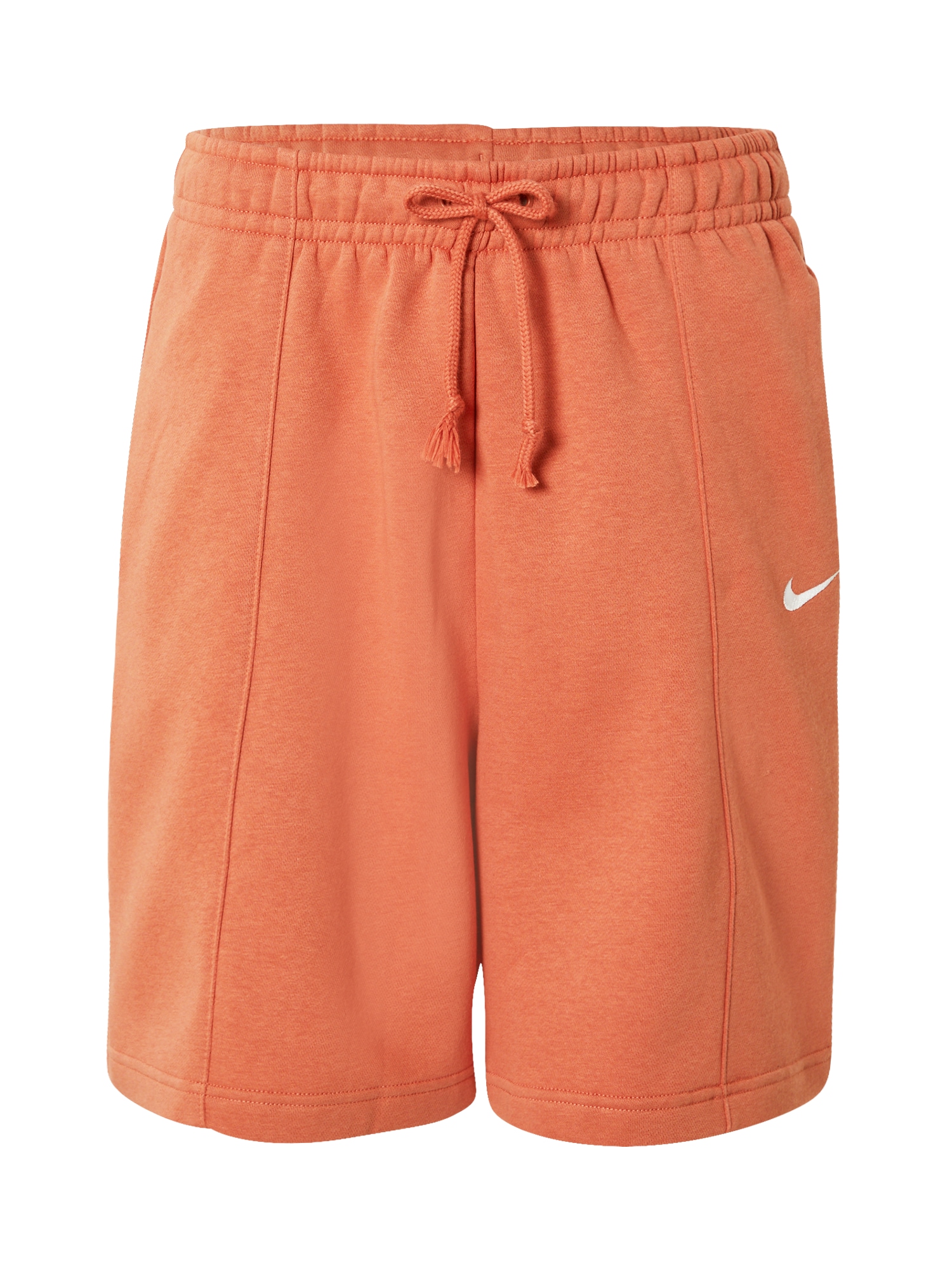 Nike Sportswear Hlače  oranžno rdeča / bela