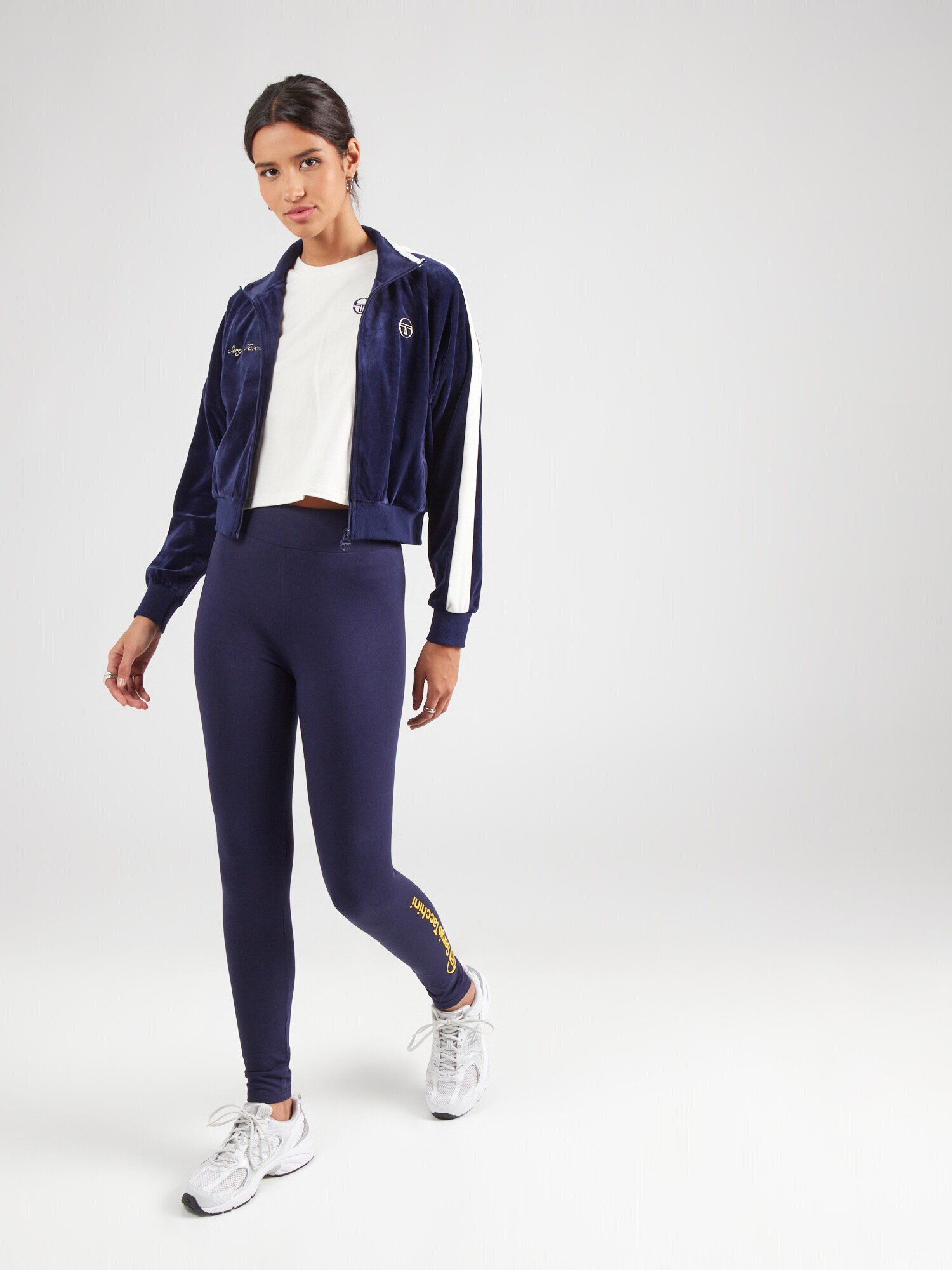 Sergio Tacchini Póló 'WILHEMINA'  tengerészkék / sárga / fehér termék 2. képe