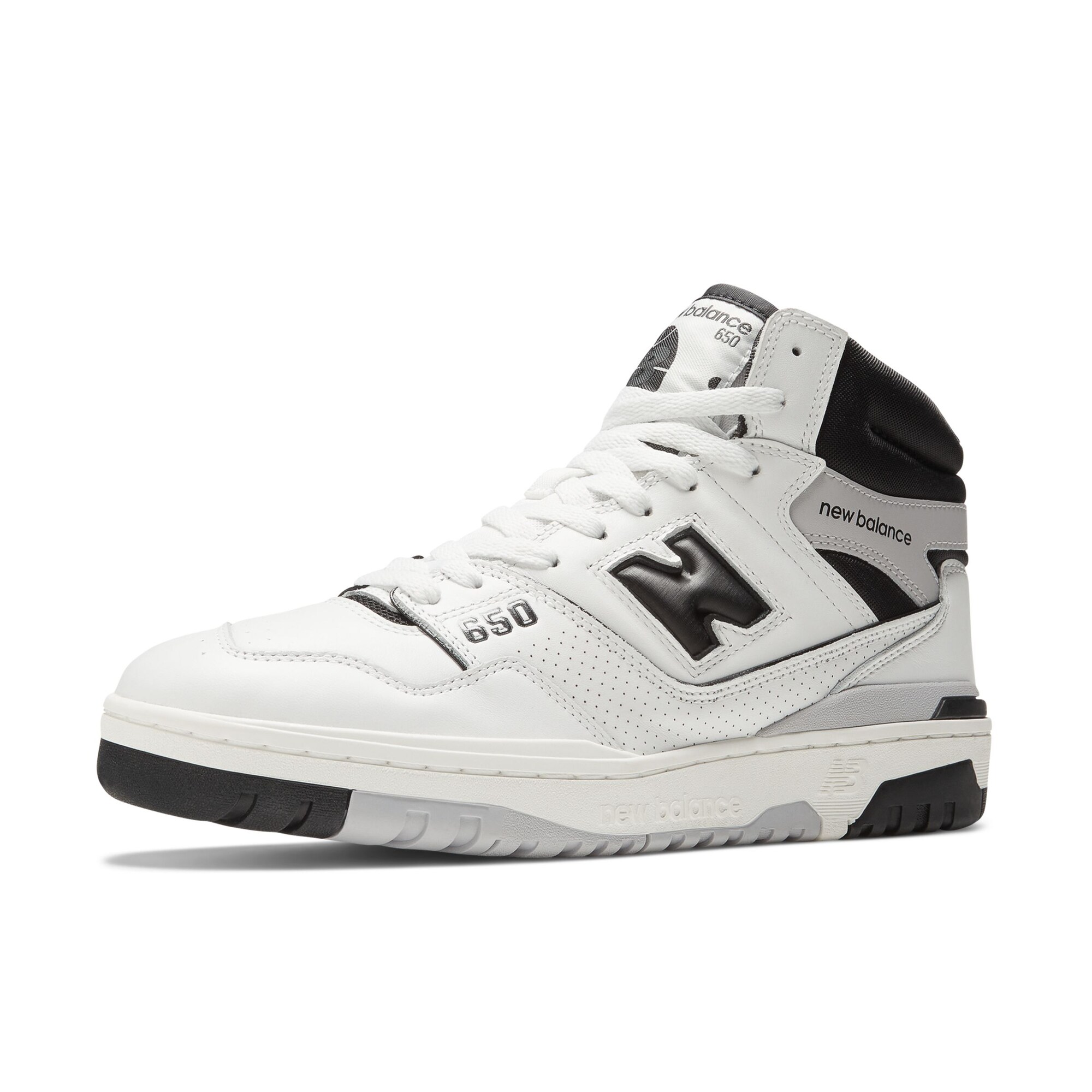 new balance Zapatillas deportivas altas '650' gris / negro / blanco