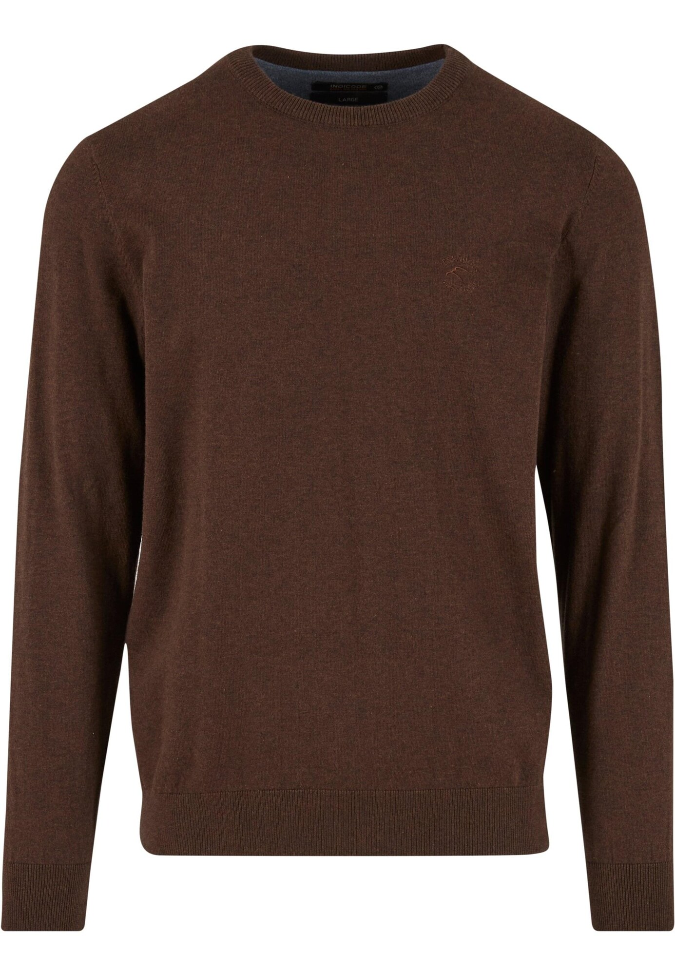 INDICODE JEANS Jersey 'Wildman'  marrón oscuro