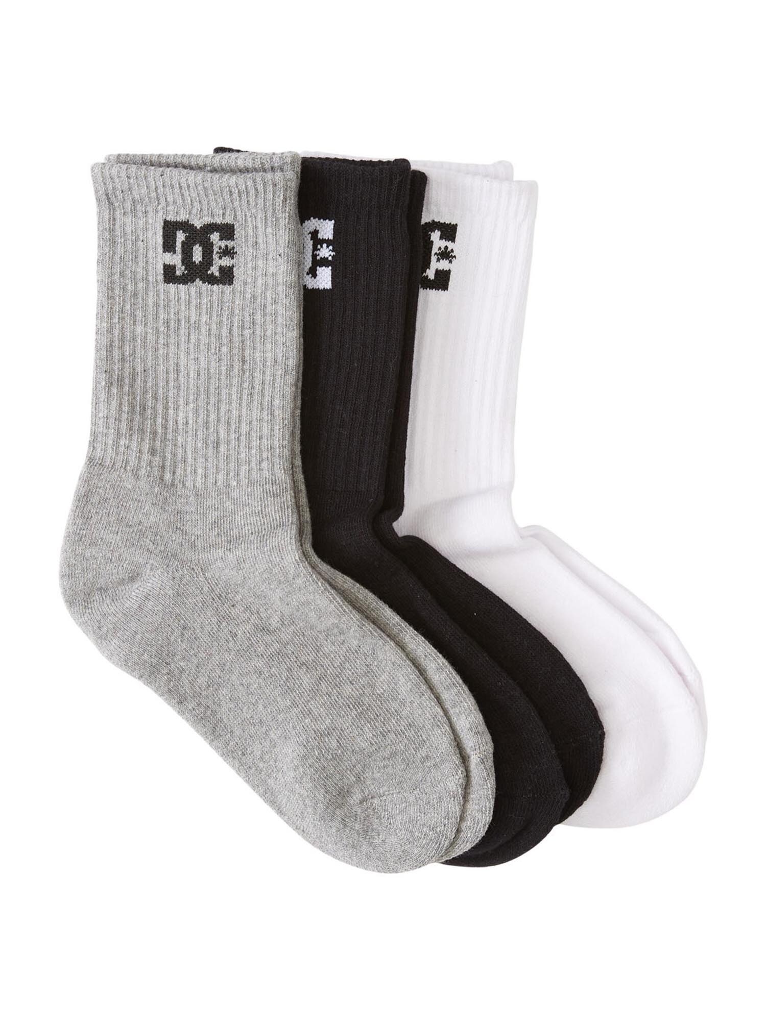 DC Shoes Sportzoknik  szürke melír / fekete / fehér akciós termékkép 1