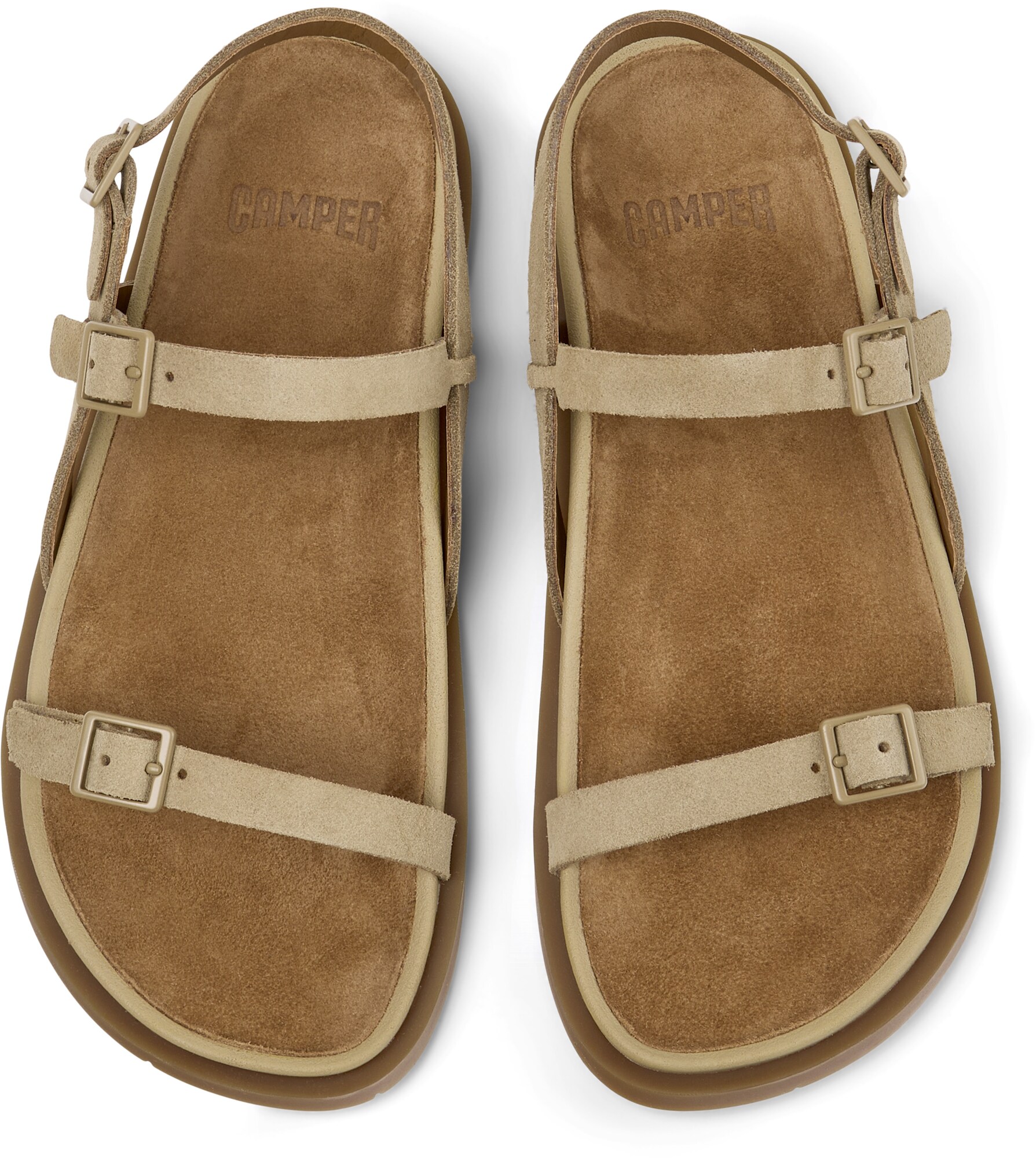 CAMPER Sandalias con hebilla ' Lluc ' beige – imagen 3