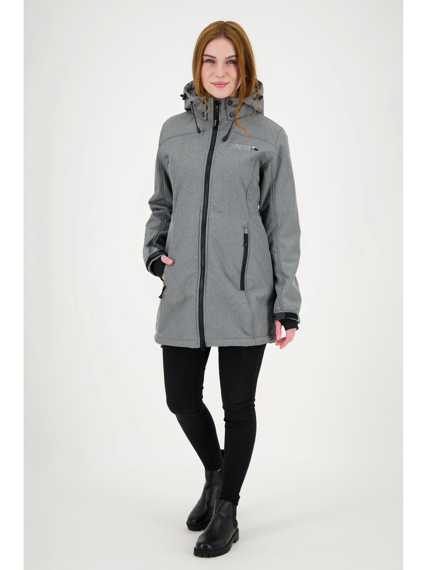 deproc Giacca di mezza stagione 'KEELE PEAK II WOMEN'  grigio chiaro