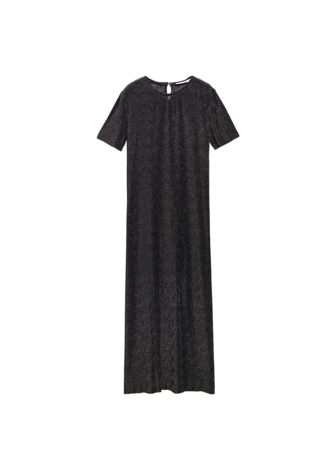 MANGO Rochie Xcarlis  negru / argintiu