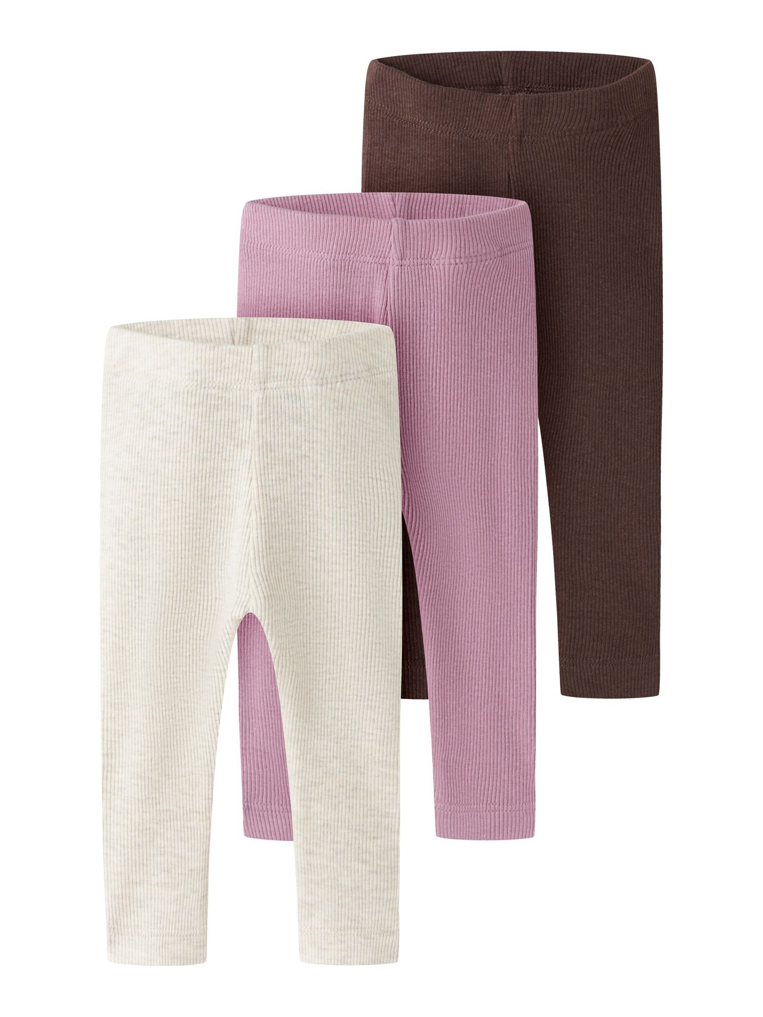 Name It Leggings Bruin / Pink / Wolwit