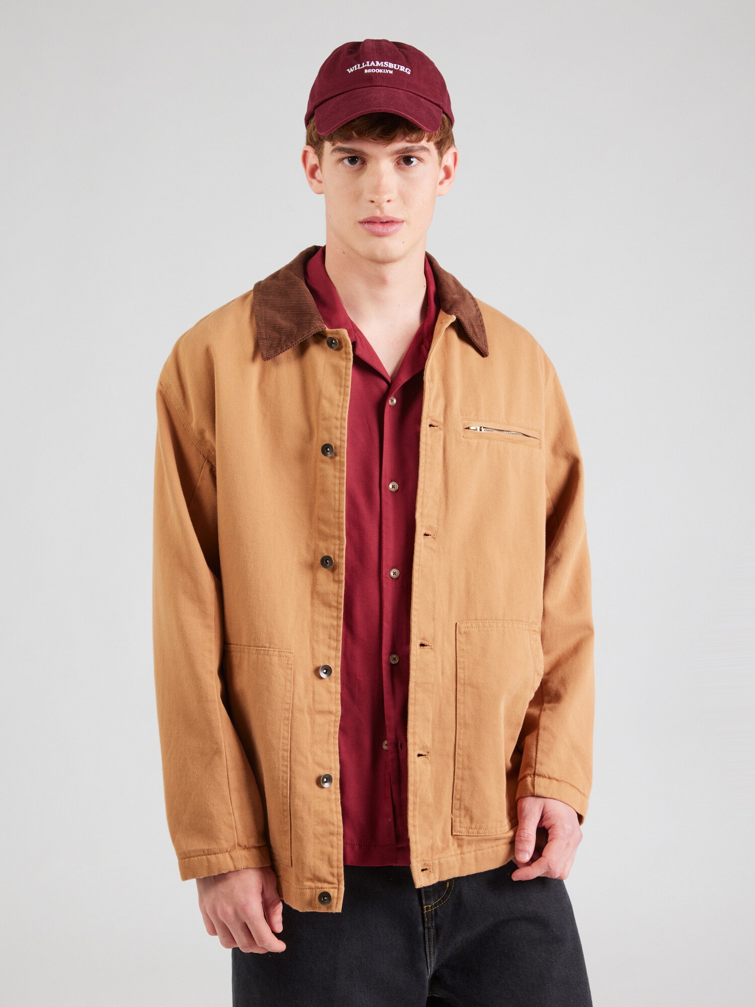 TOPMAN Prechodná bunda farba ťavej srsti / hrdzavohnedá (obrázok 3)