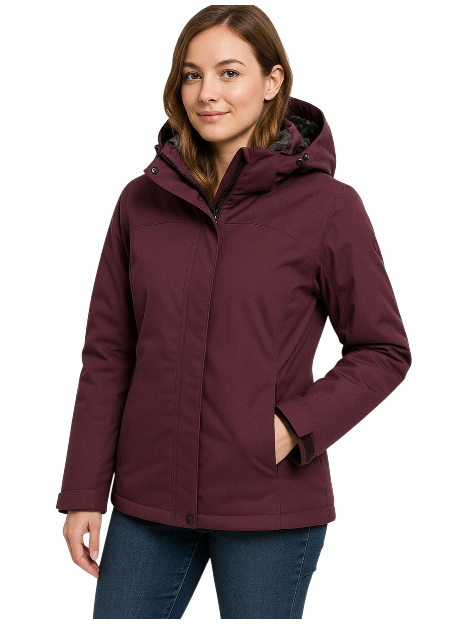KILLTEC Giacca invernale '3-in-1-Funktionsjacke KOW 303 WMN JCKT Outdoorjacke' rosso