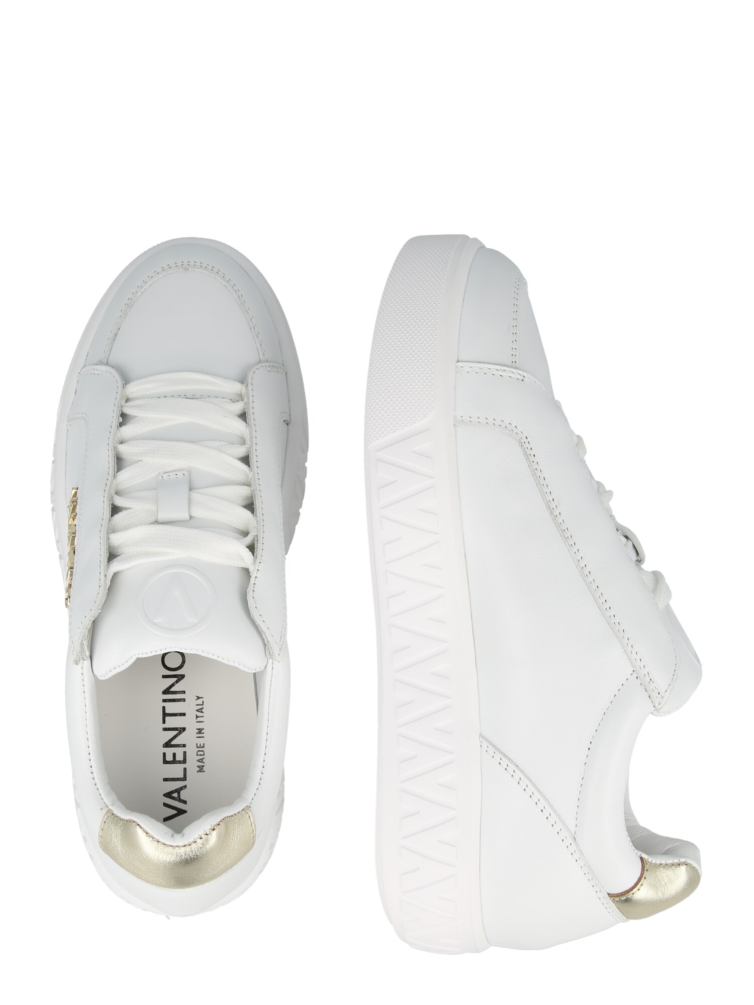 Valentino Shoes Rövid szárú sportcipők 'VENUS'  arany / fehér termék 2. képe