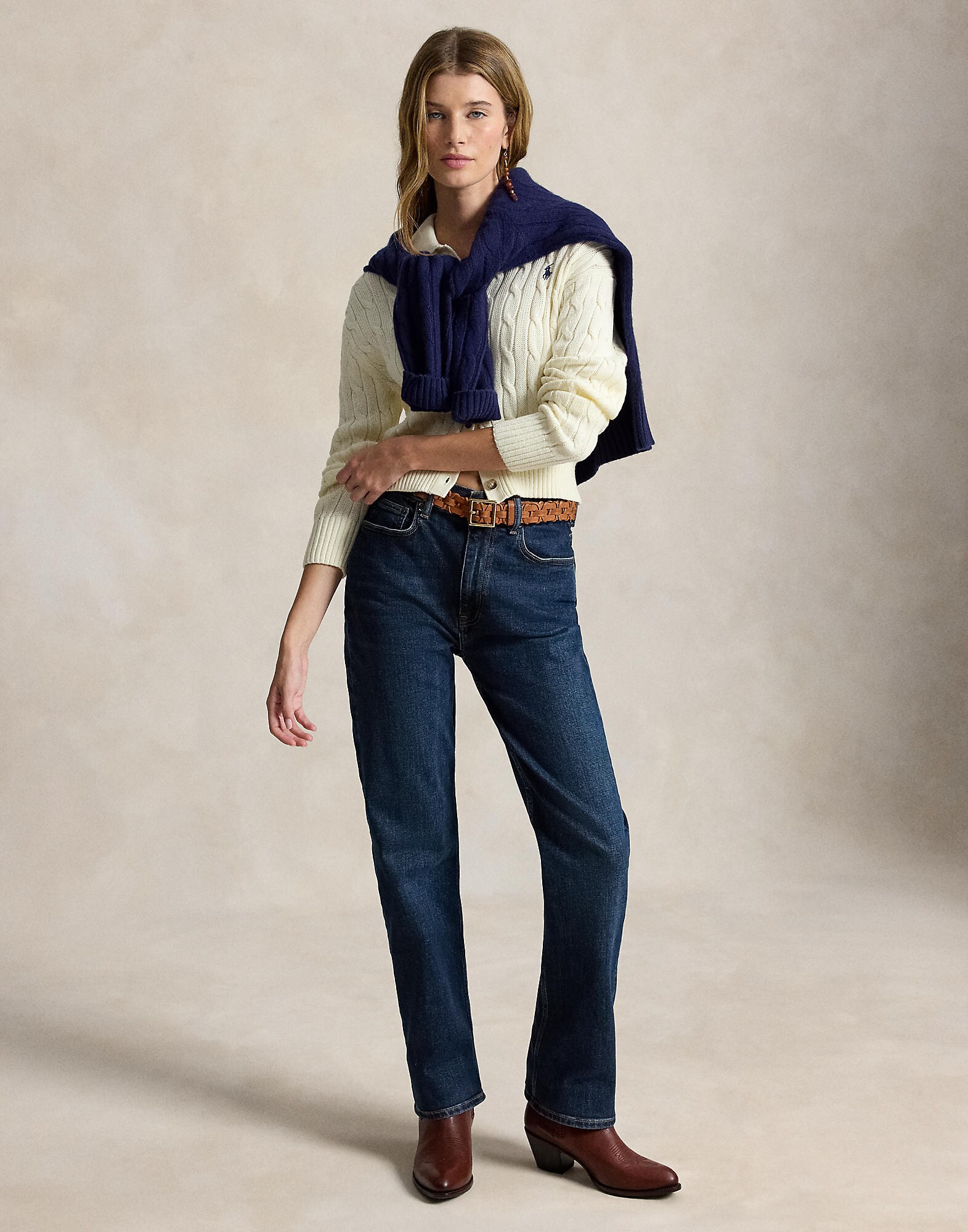 Polo Ralph Lauren Cárdigan crema – imagen 8