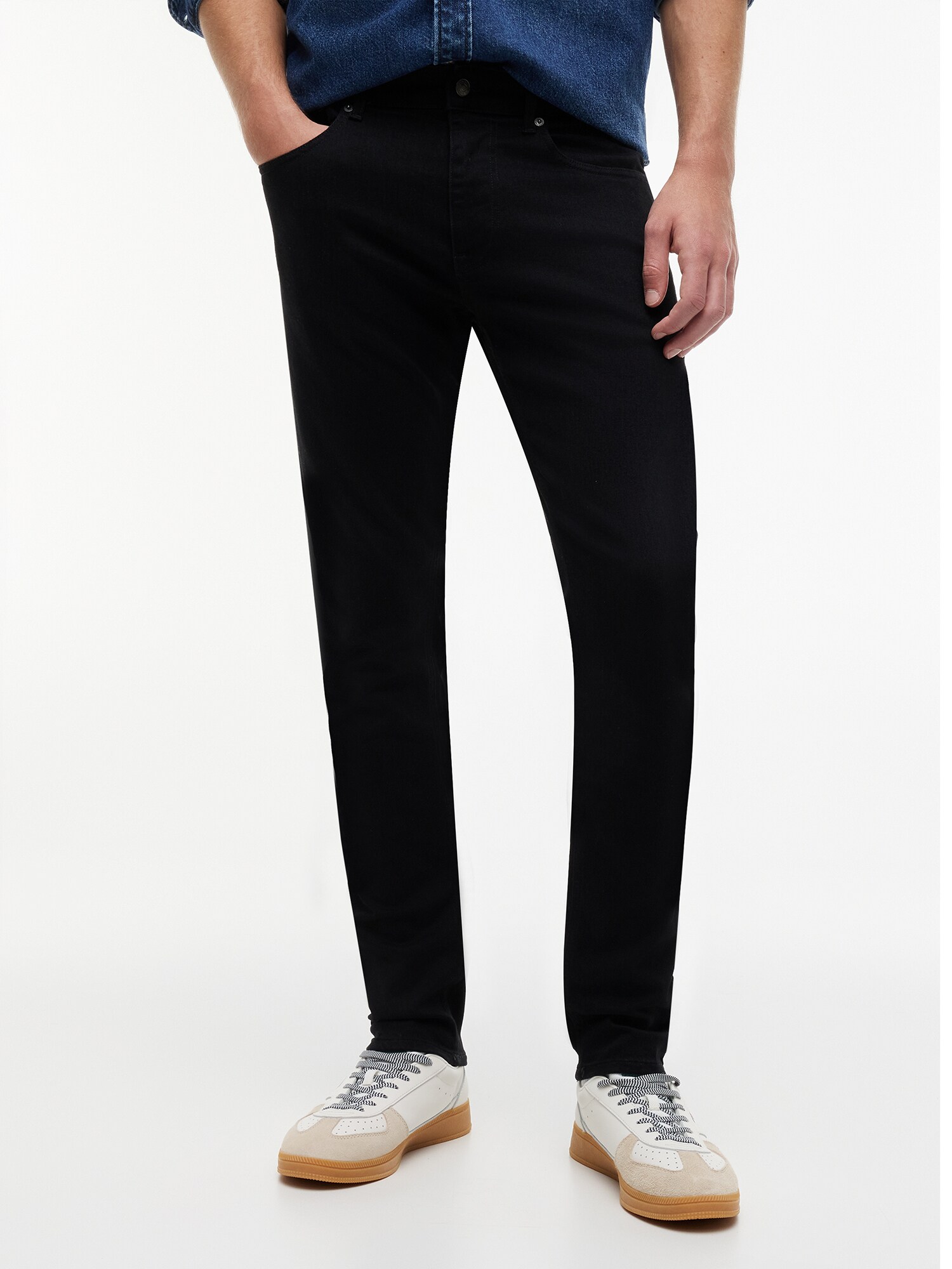 Tommy Jeans Džínsy 'AUSTIN' čierna / čierny denim (obrázok 6)
