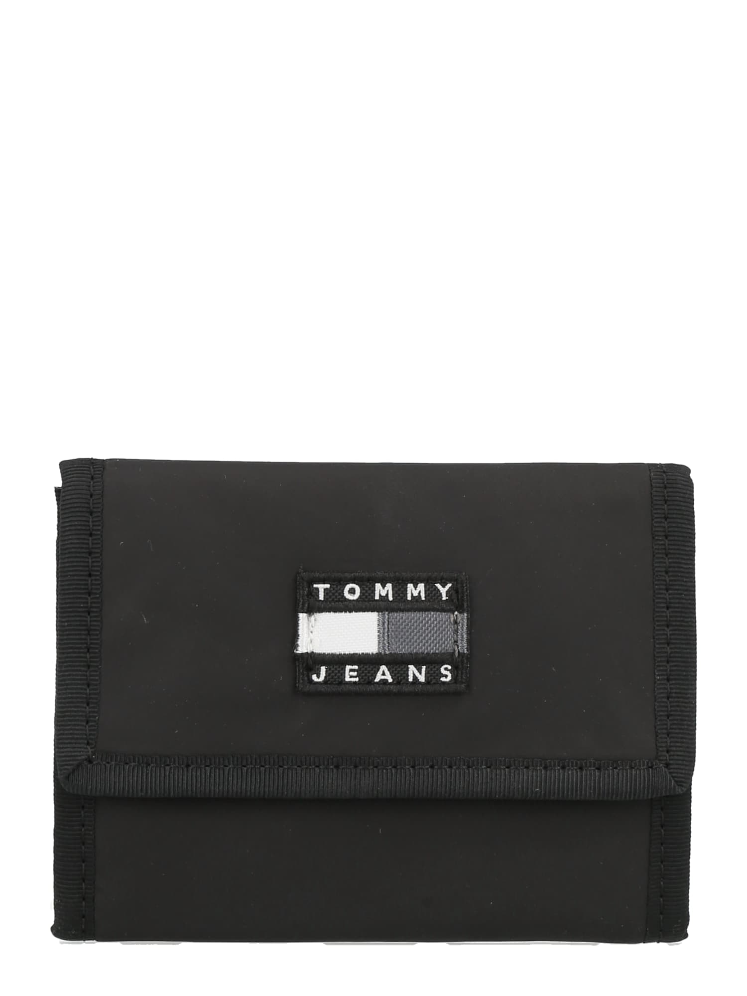 Tommy Jeans Портмоне  сиво / черно / бяло