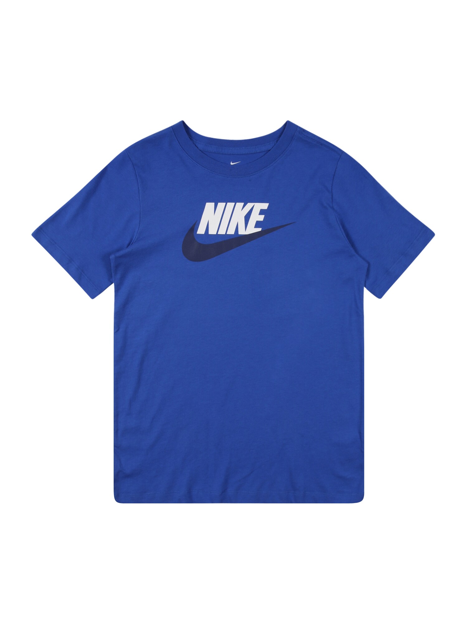 Nike Sportswear Marškinėliai  mėlyna / balta / tamsiai mėlyna