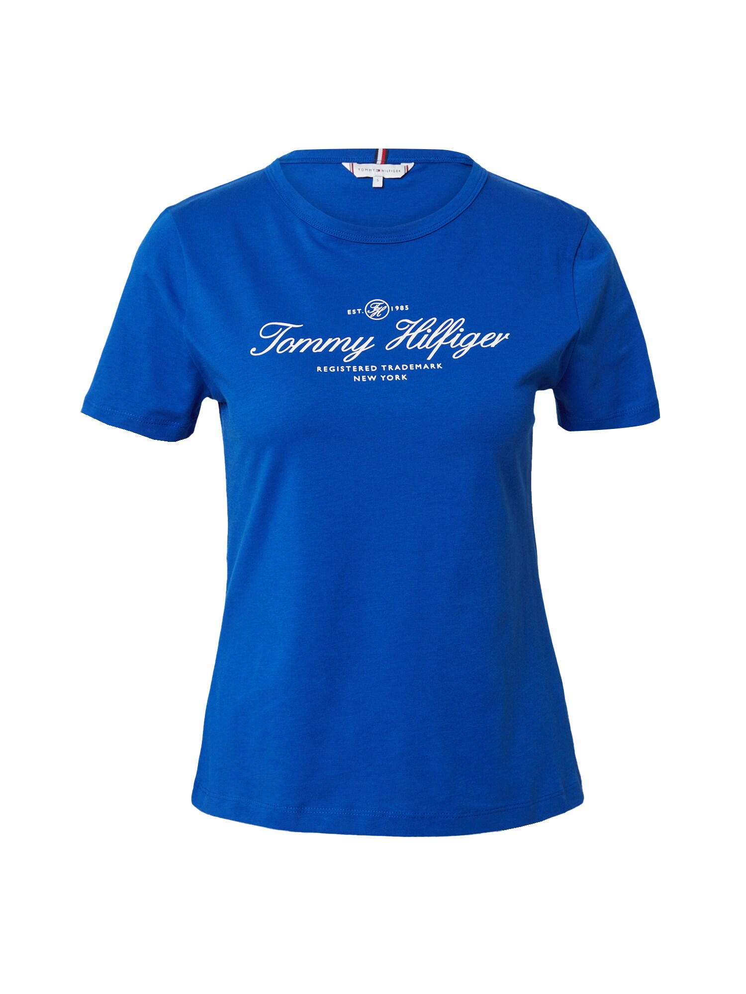 TOMMY HILFIGER Tričko  modrá / biela